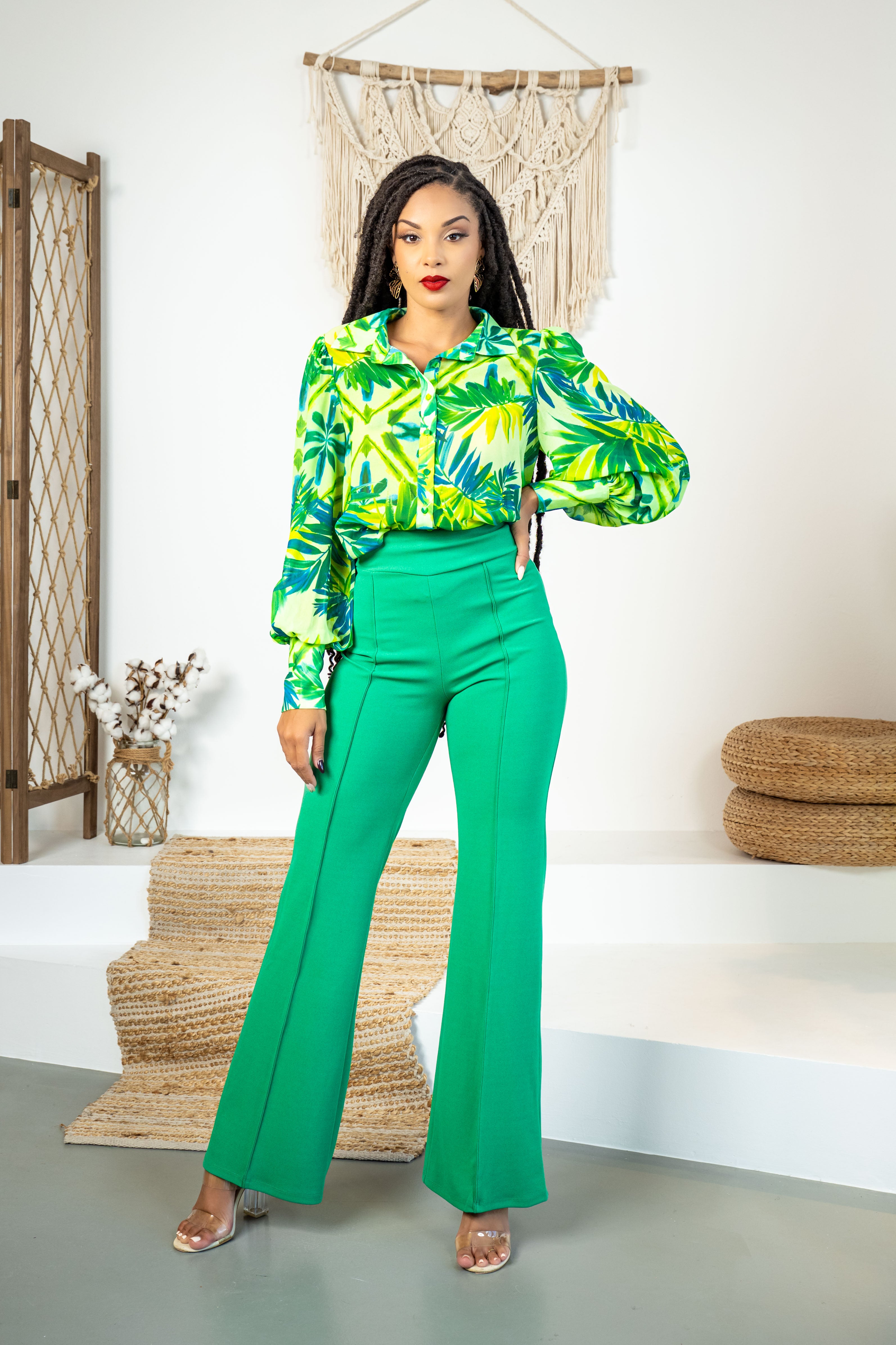 spice up the office - Pantalon vert