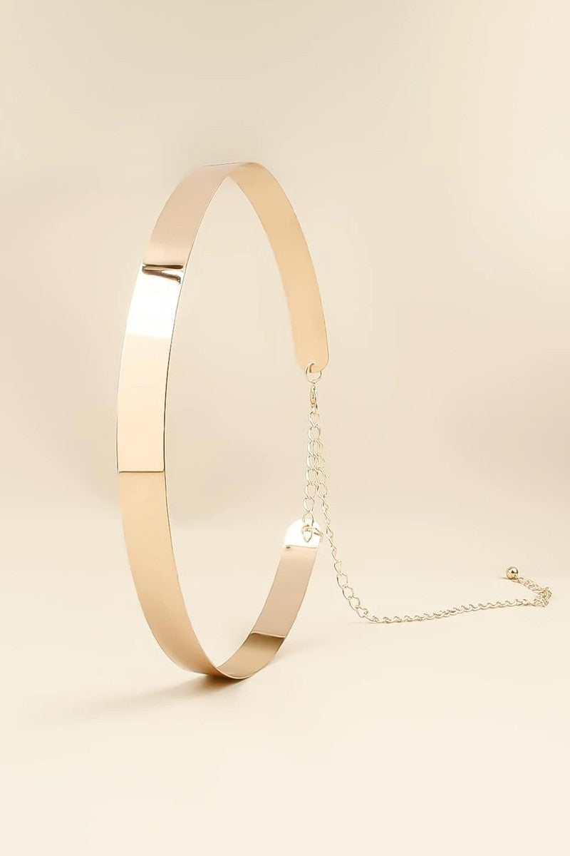 Cinturón de cadena fina