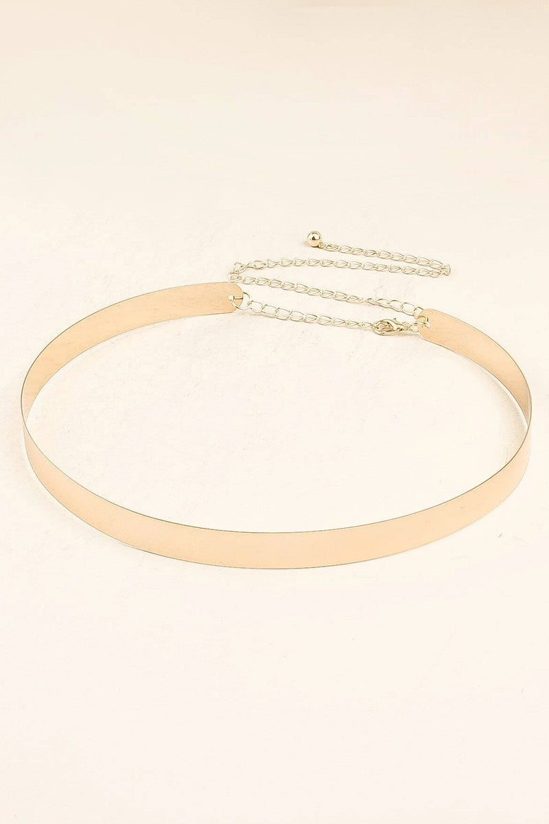 Ceinture fine à chaînette