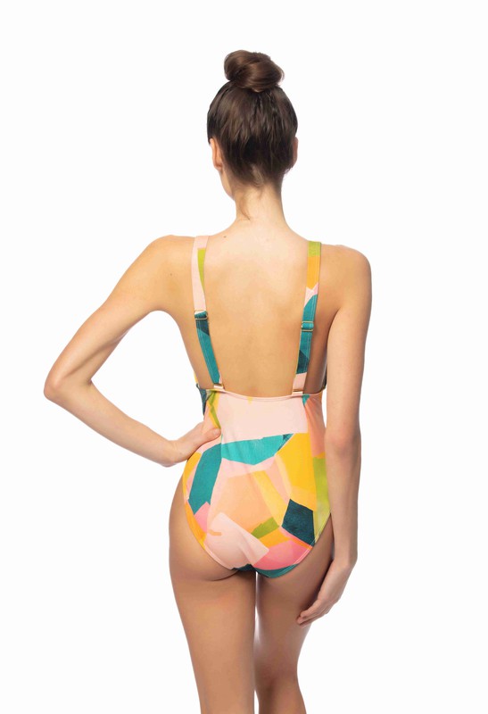 Sunset Affair - Monokini style cubisme