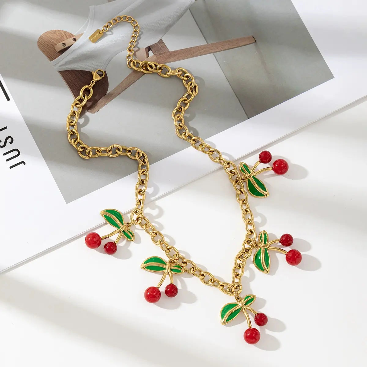 Cherry - Collier acier inoxydable