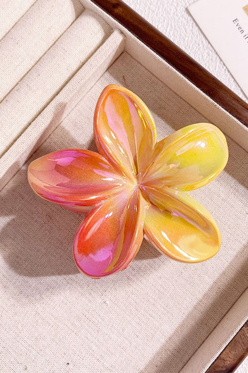 Pinza para el pelo con forma de flor