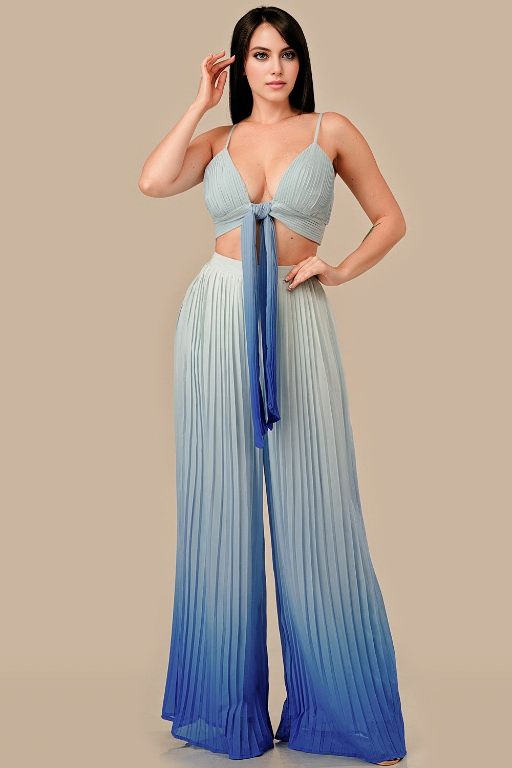 Tidal Motion - Ensemble pantalon dégradé bleu