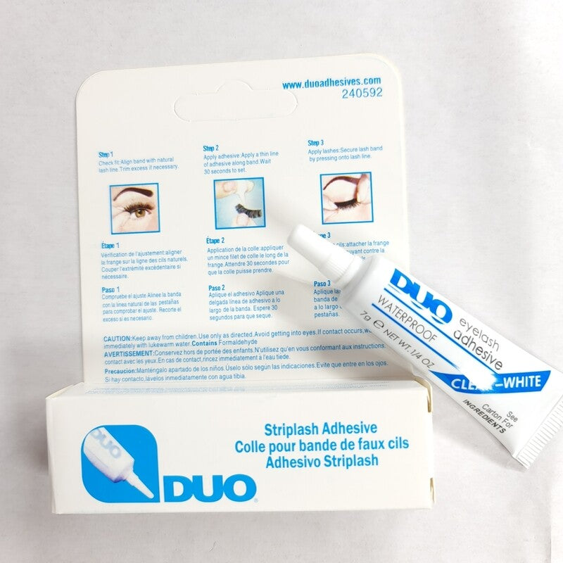 DUO- Colle faux-cils transparente