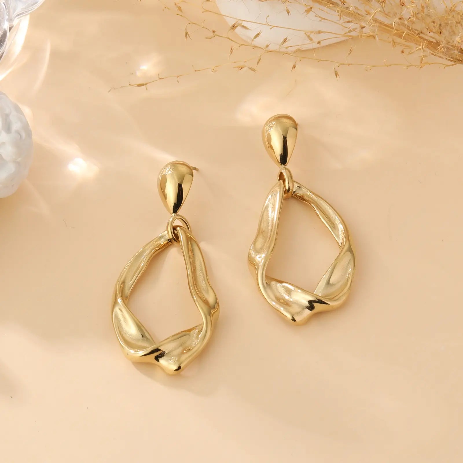 Silka - Boucles d'oreilles acier inoxydable