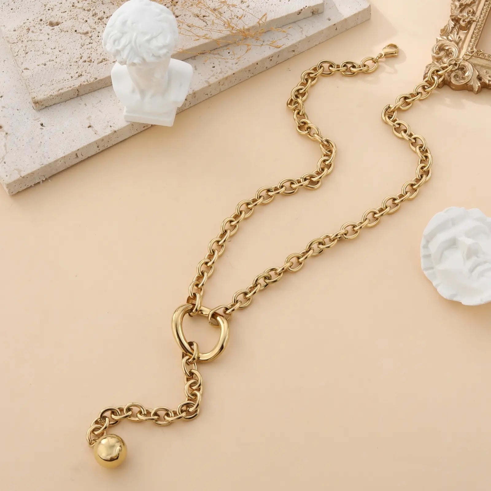 Pearl - Collier acier inoxydable