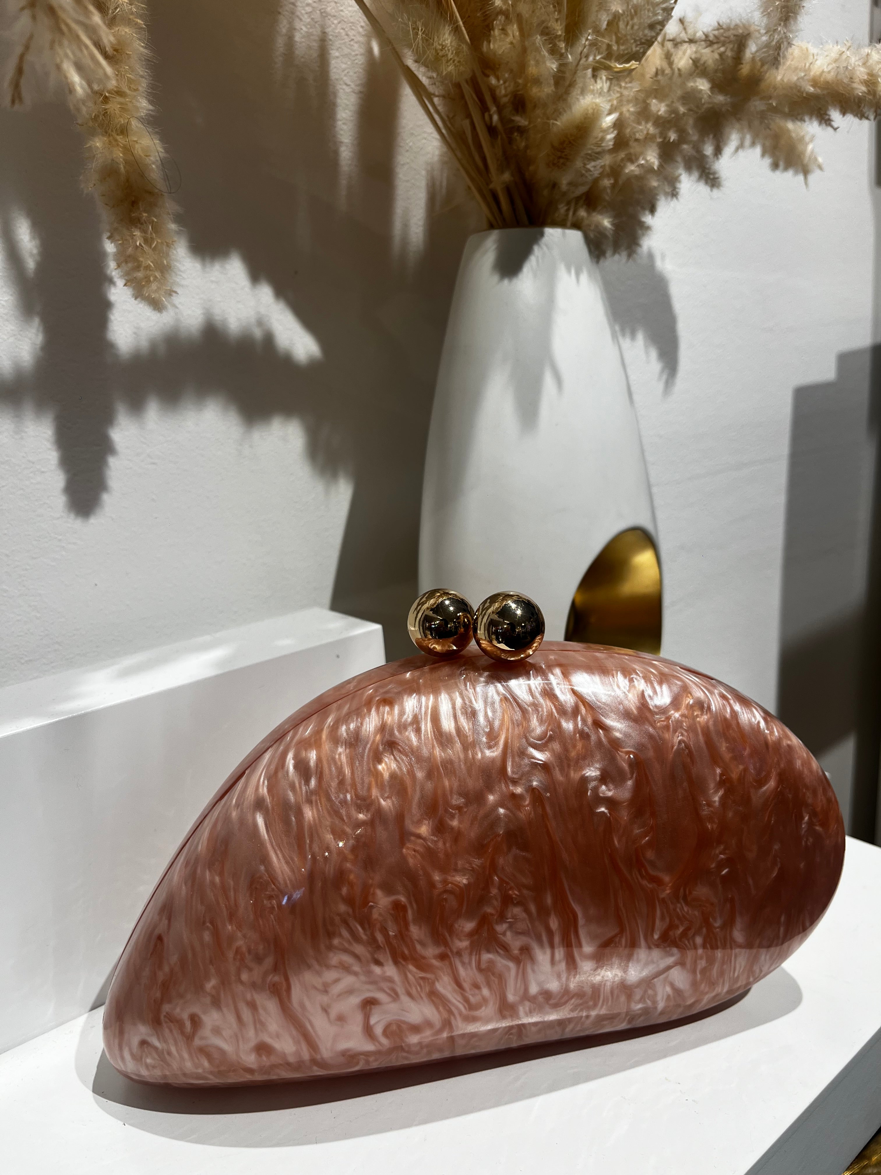 Sea - Sac à main nacré rose