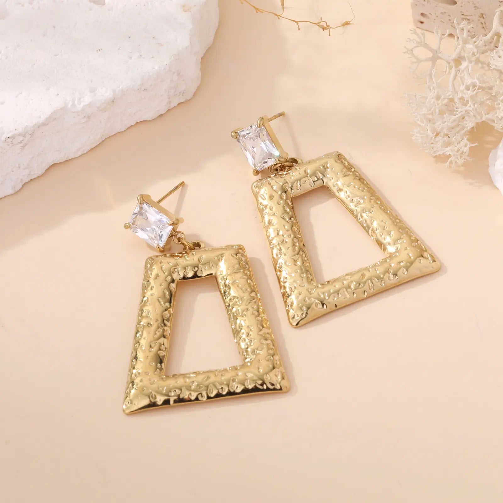 Spark - Boucles d'oreilles acier inoxydable