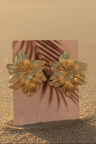 Divine Bloom - Boucles d'oreilles acier inoxydable