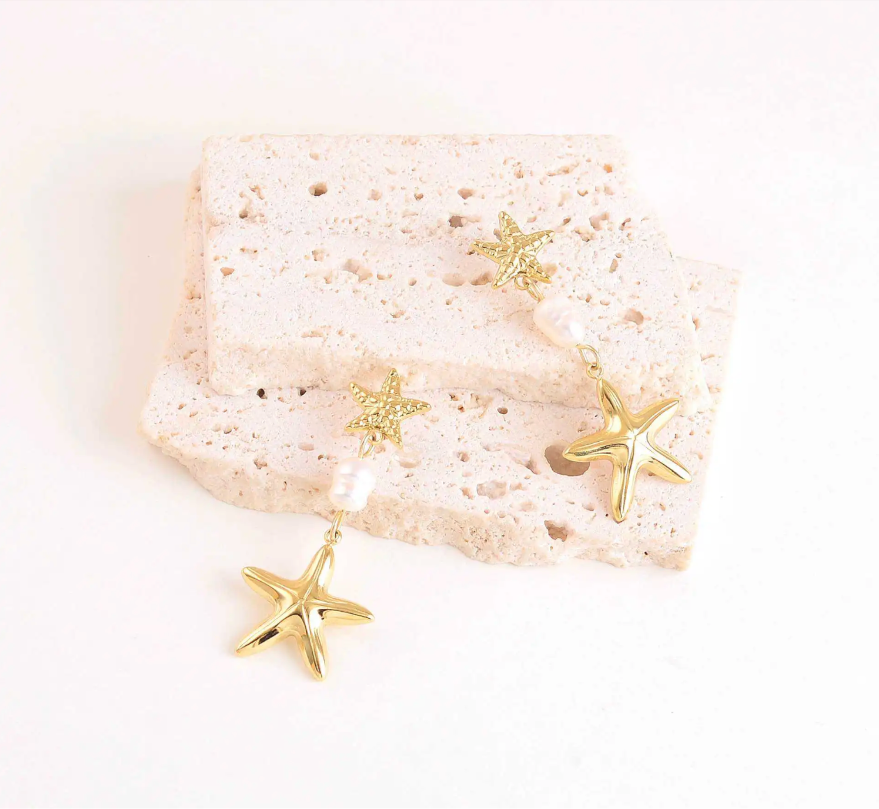 Stella Mar - Boucles d'oreilles acier inoxydable