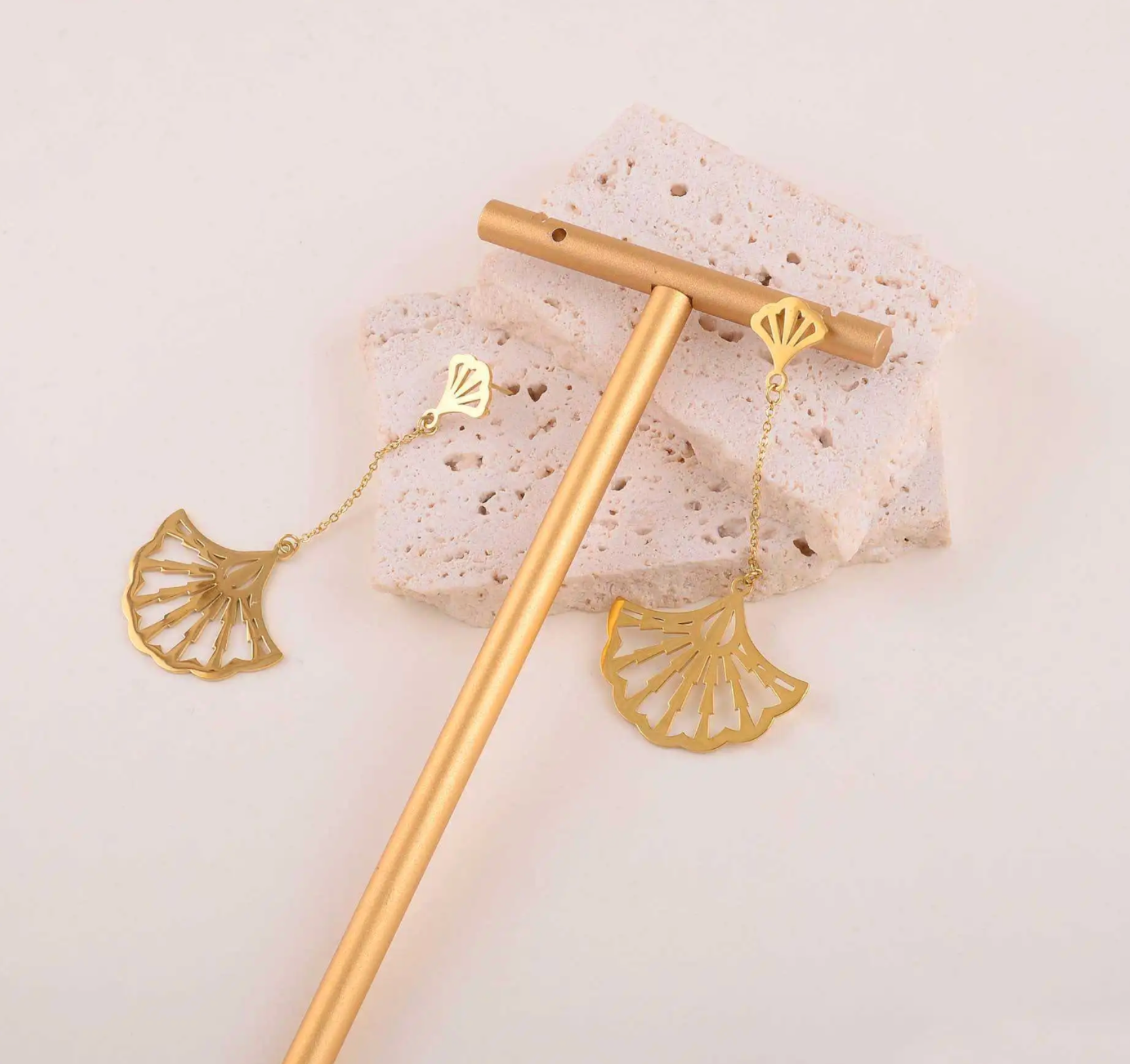 Soleya - Boucles d'oreilles acier inoxydable