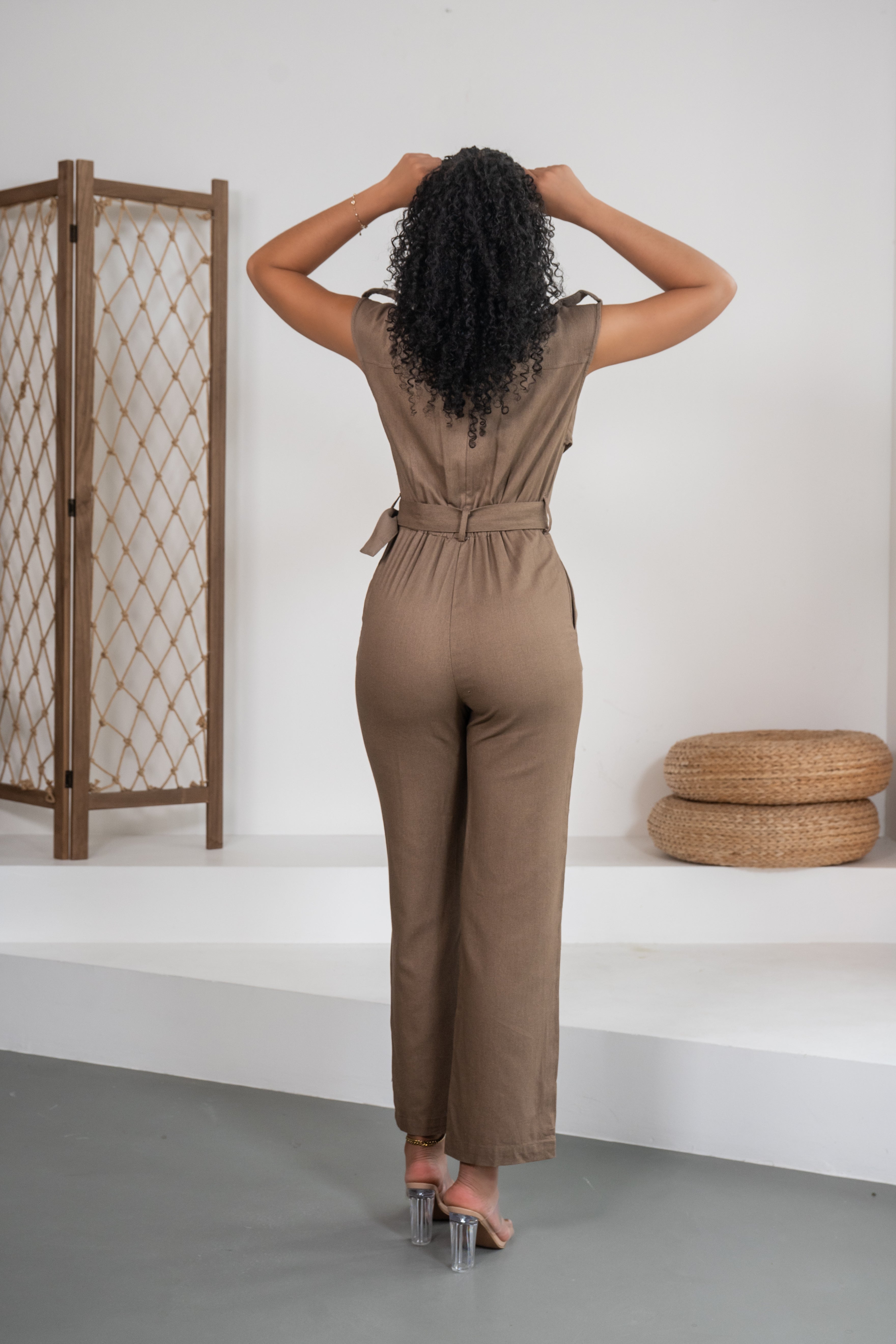 No time off - Combinaison pantalon chic taupe