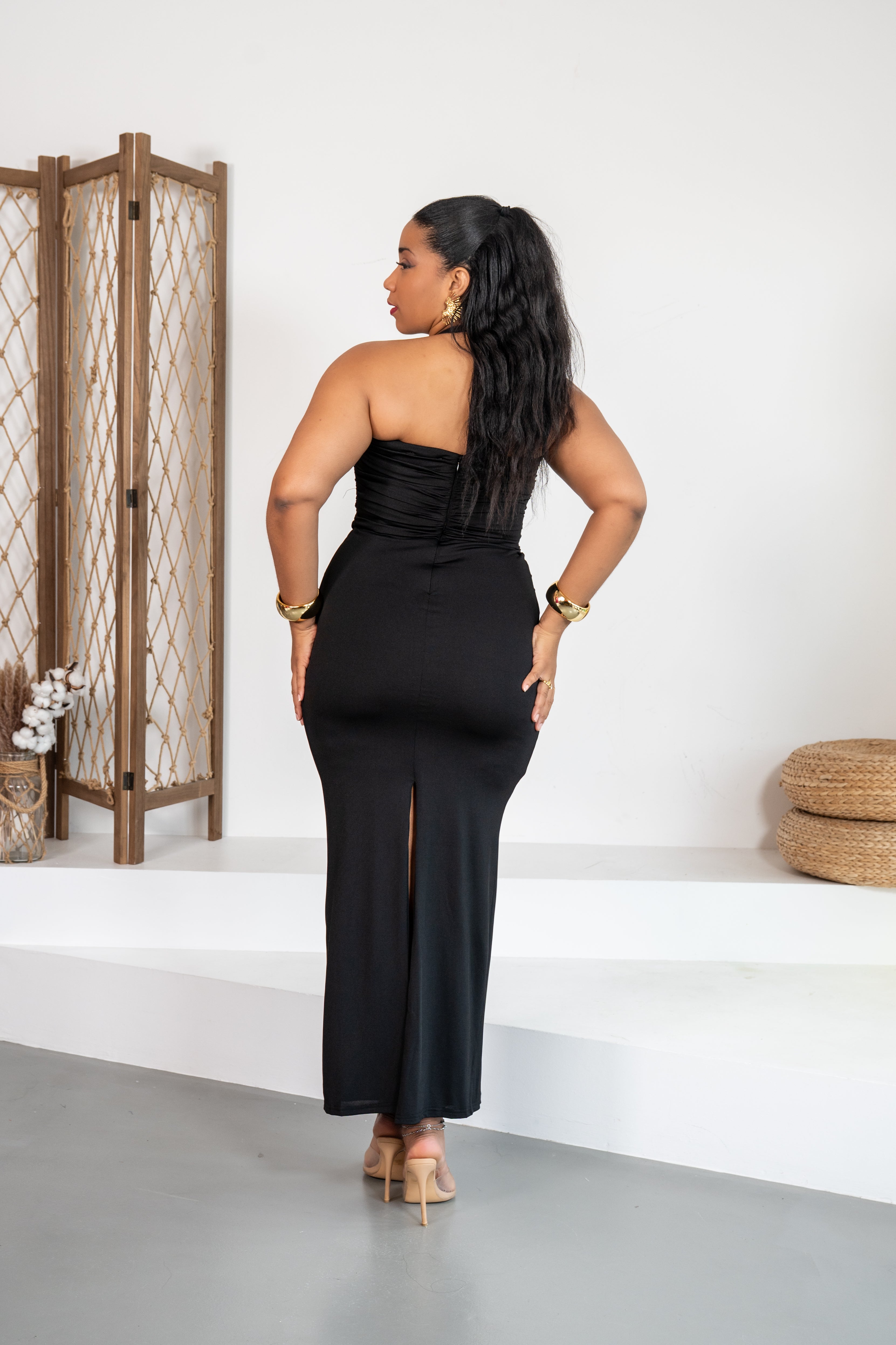 Cordoba - Robe longue moulante noire