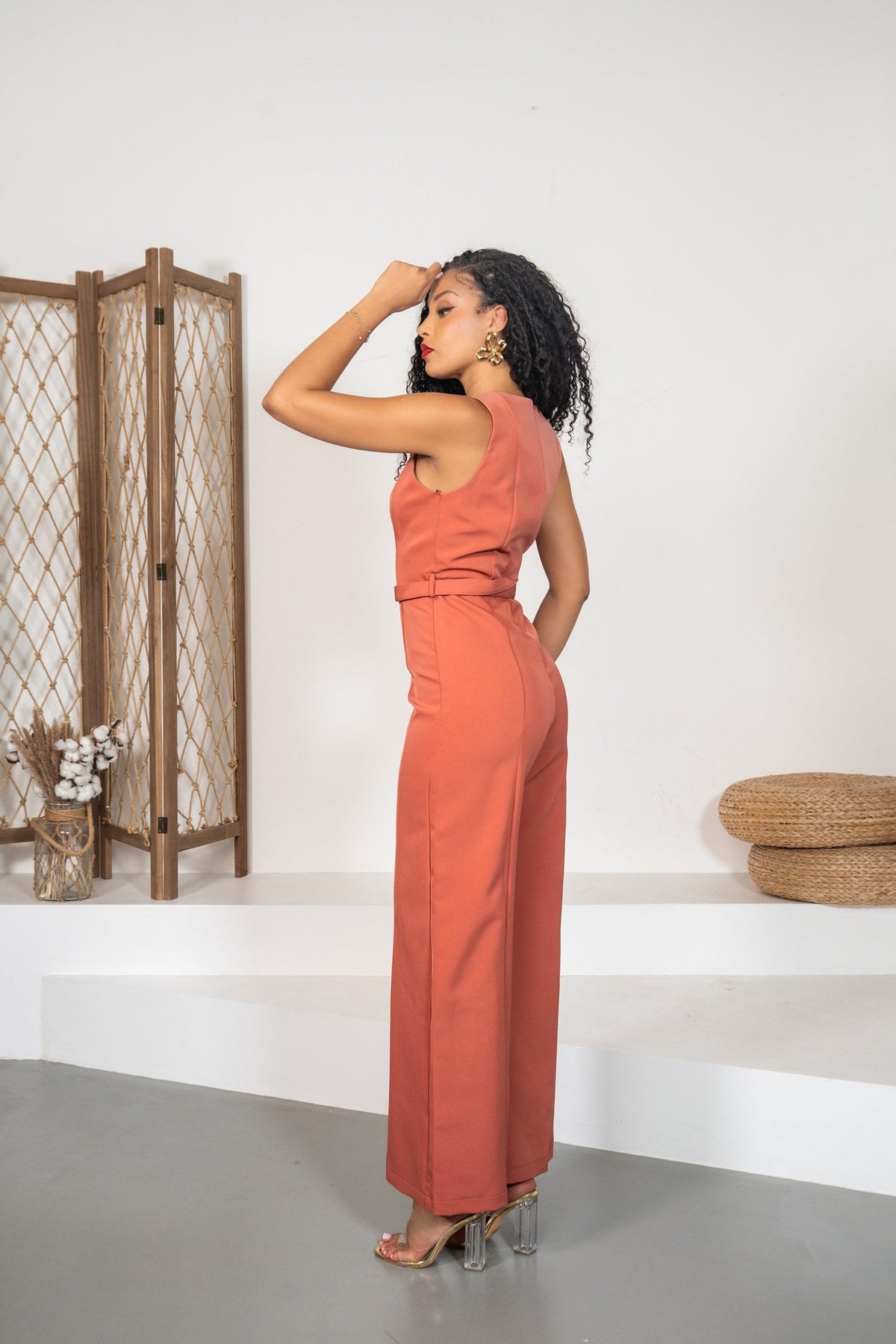 Morganita - Combinaison vieux rose