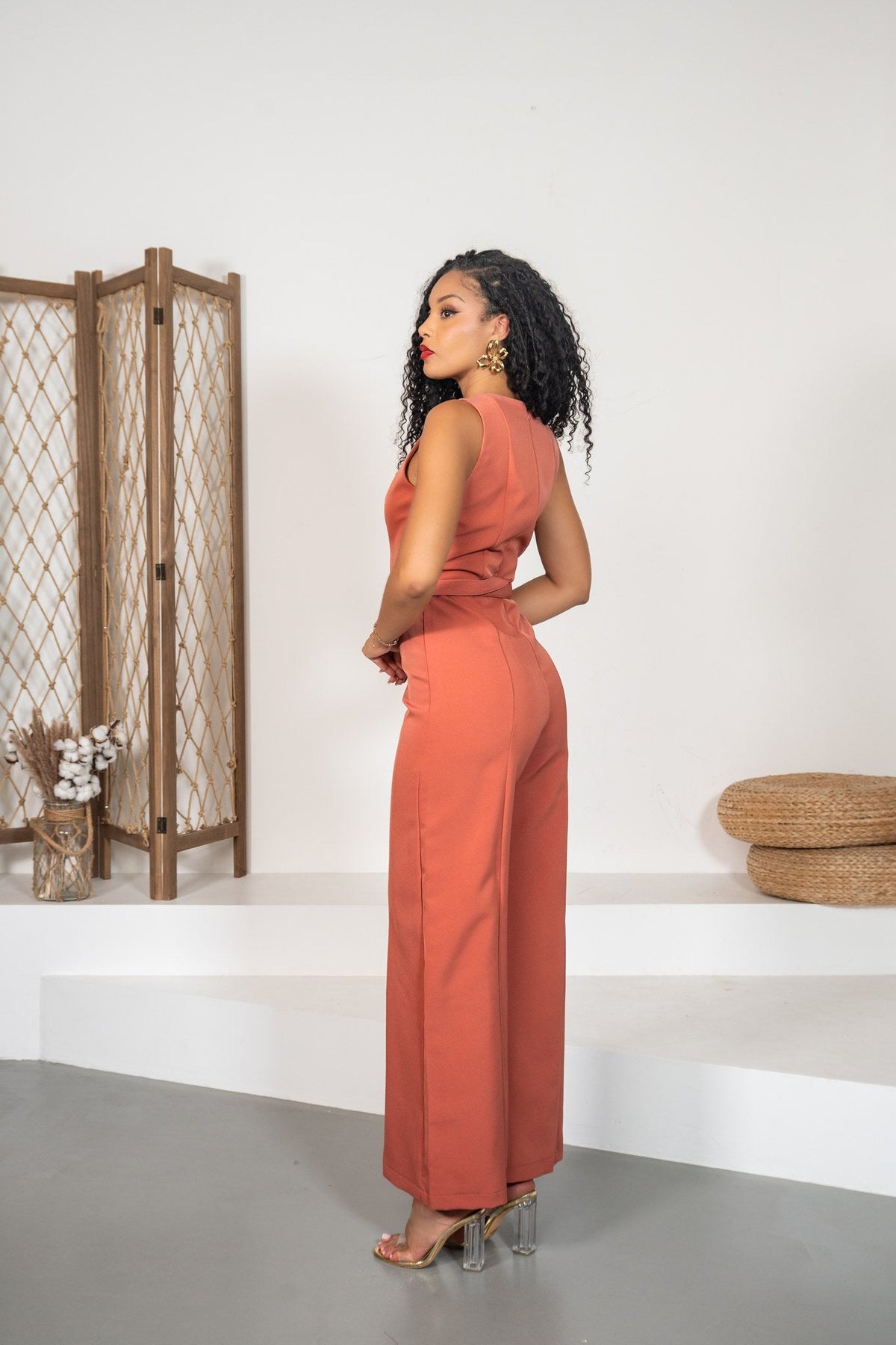 Morganita - Combinaison vieux rose