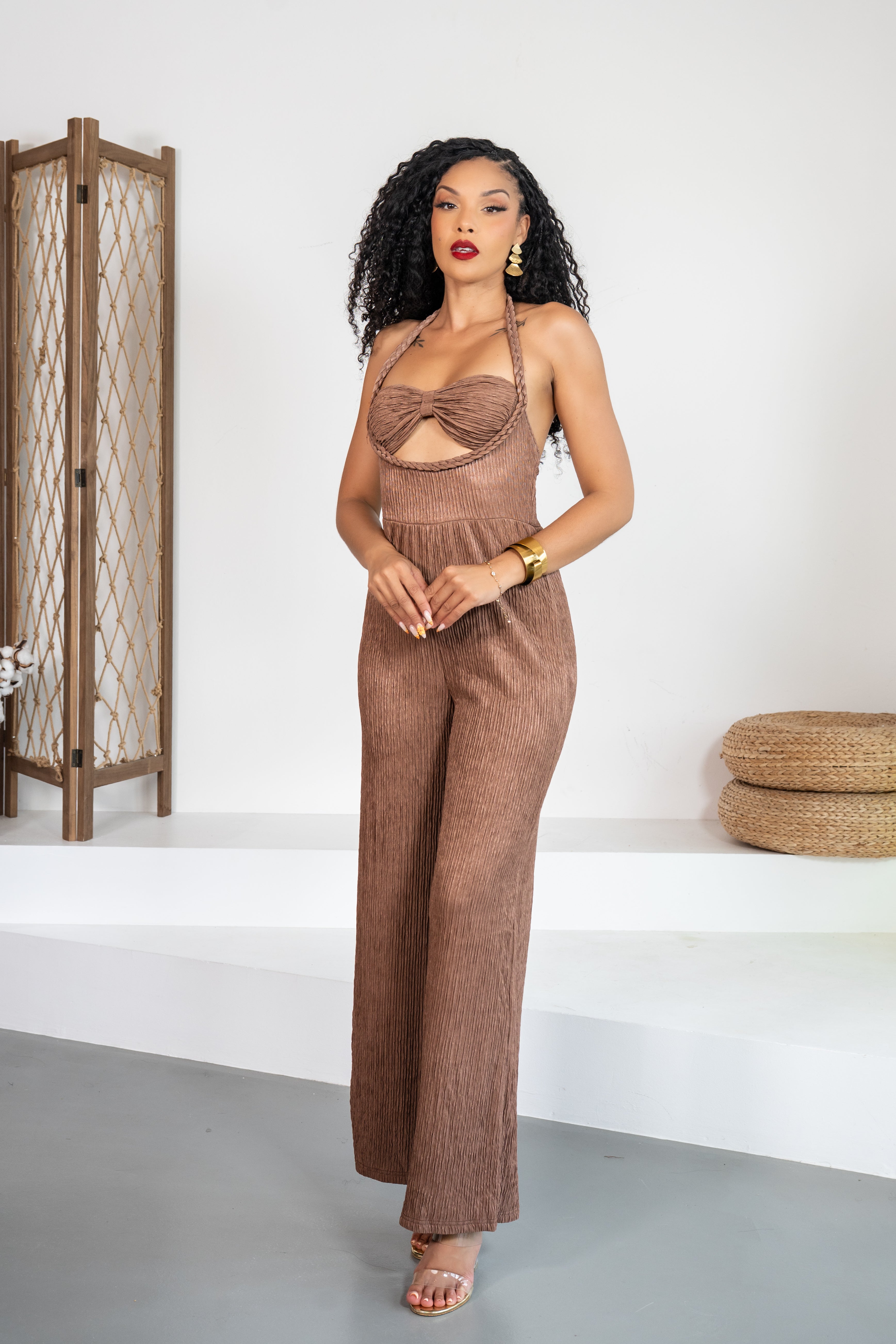 Trigo - Combinaison pantalon beige