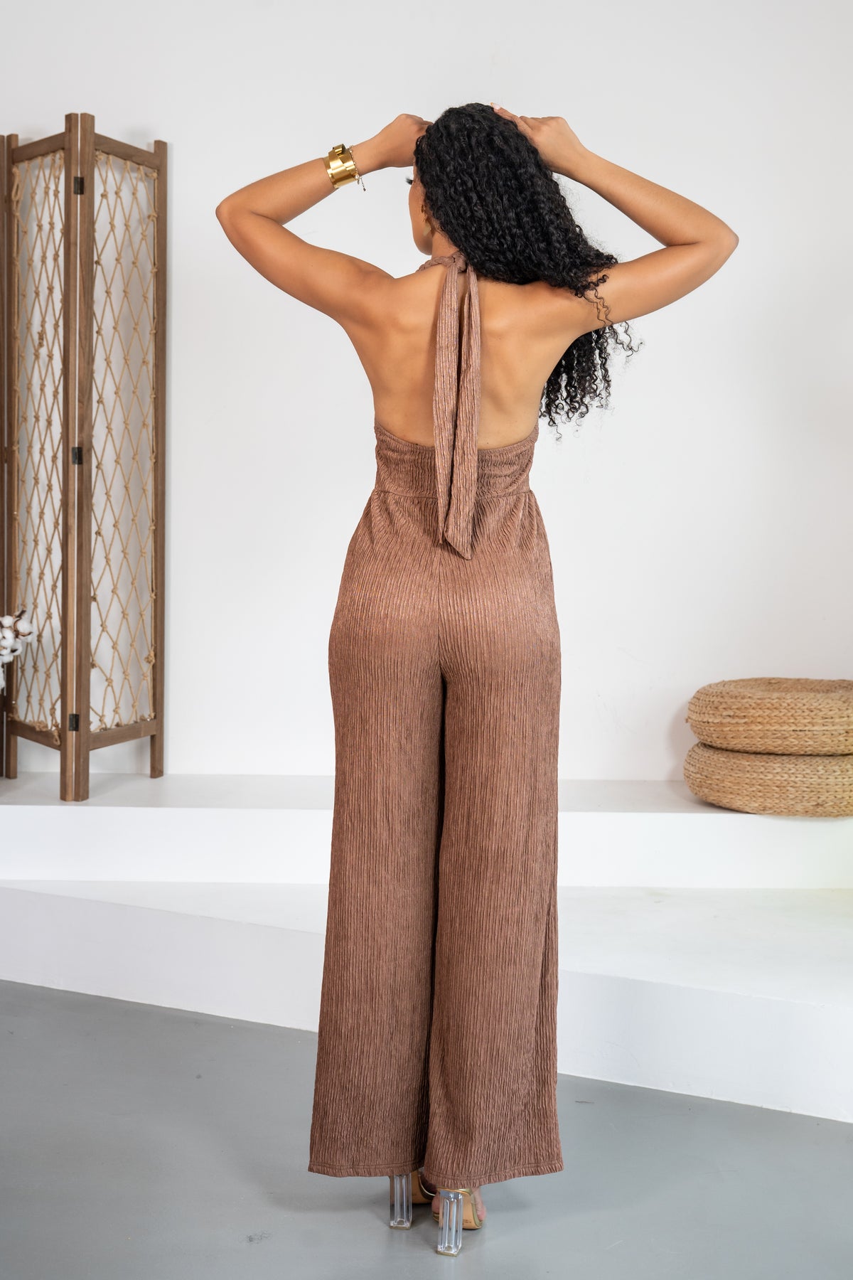 Trigo - Combinaison pantalon beige