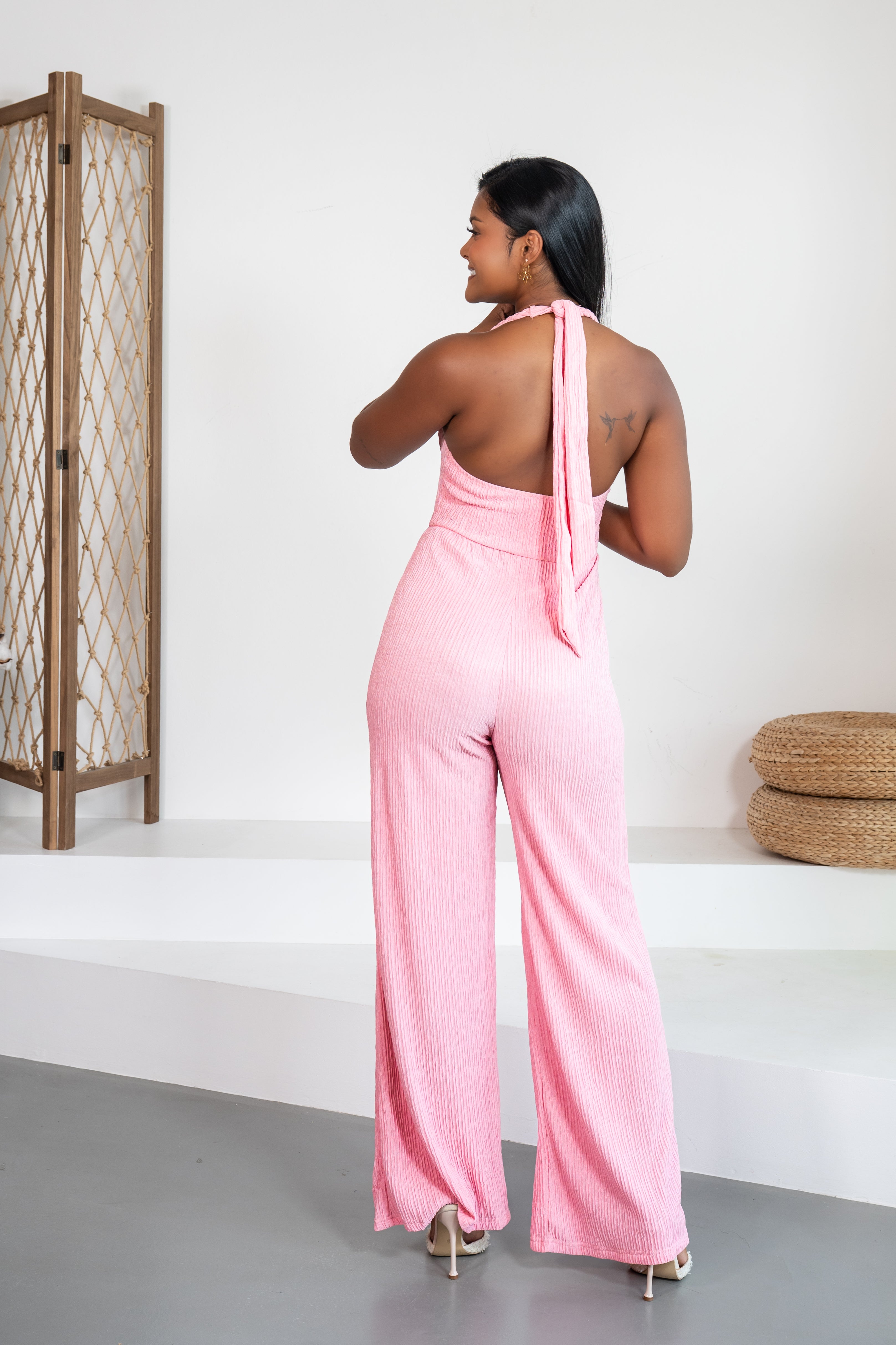 Aurora - Combinaison pantalon rose