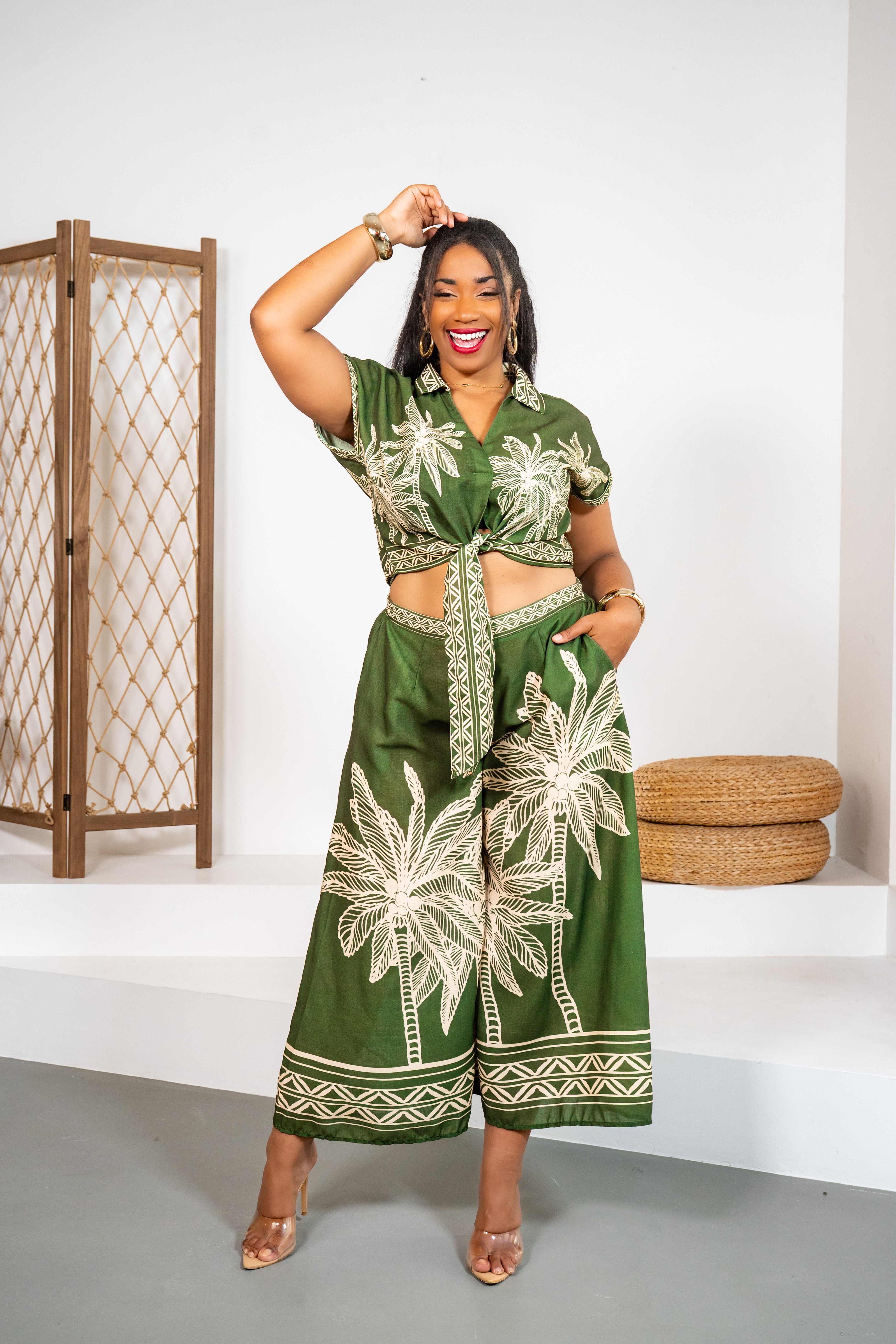 Paraíso Verde - Ensemble pantalon chic