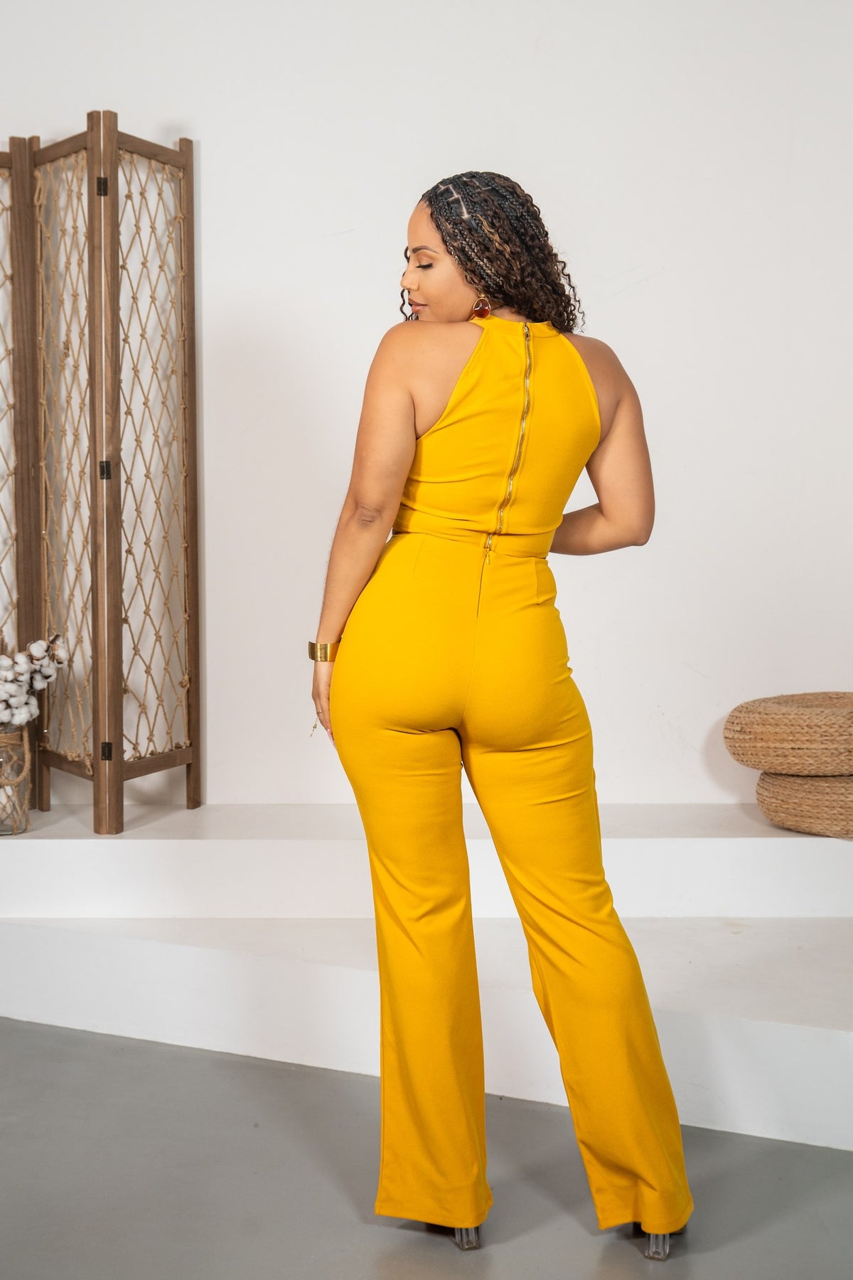 Mimosa - Ensemble crop moutarde