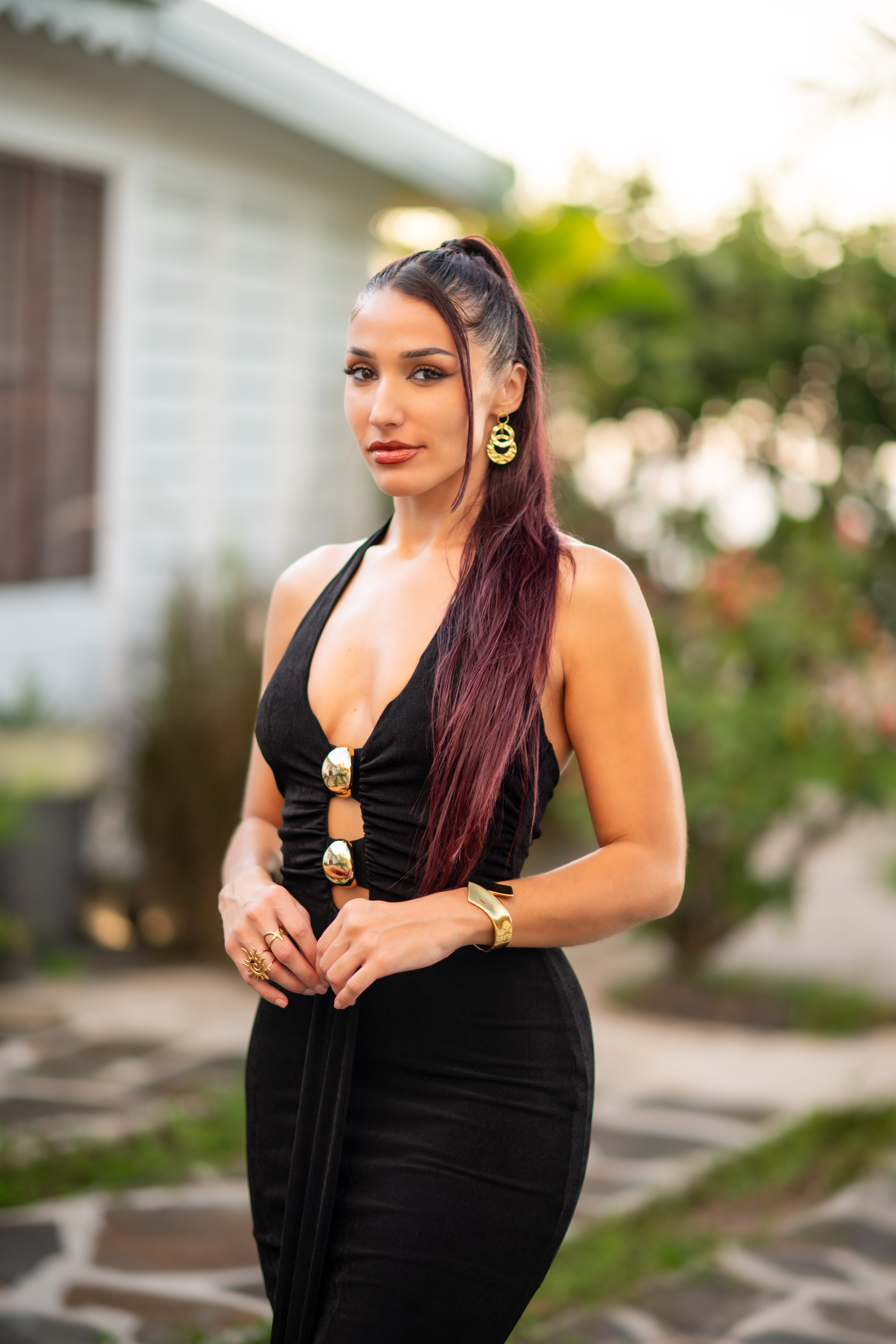 Night Ease - Robe longue noire