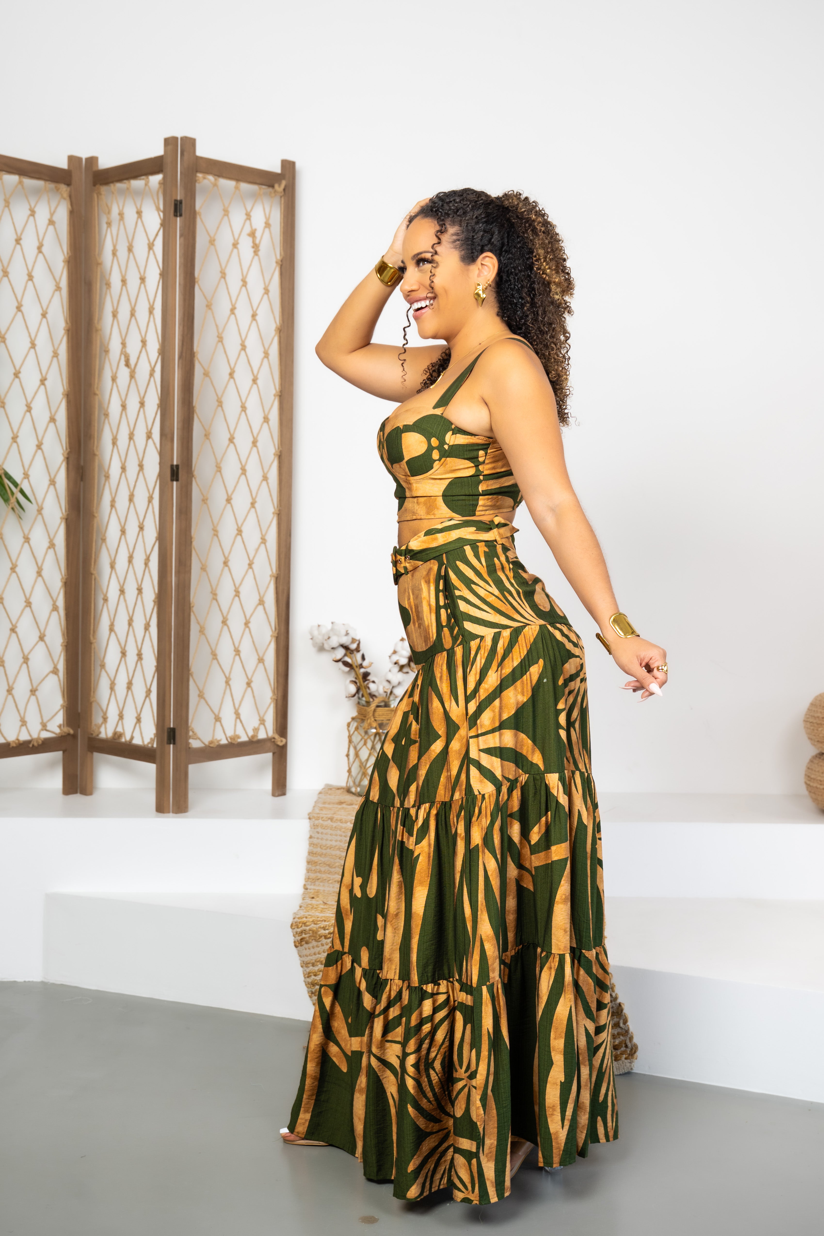 Solar Chic - Conjunto caqui