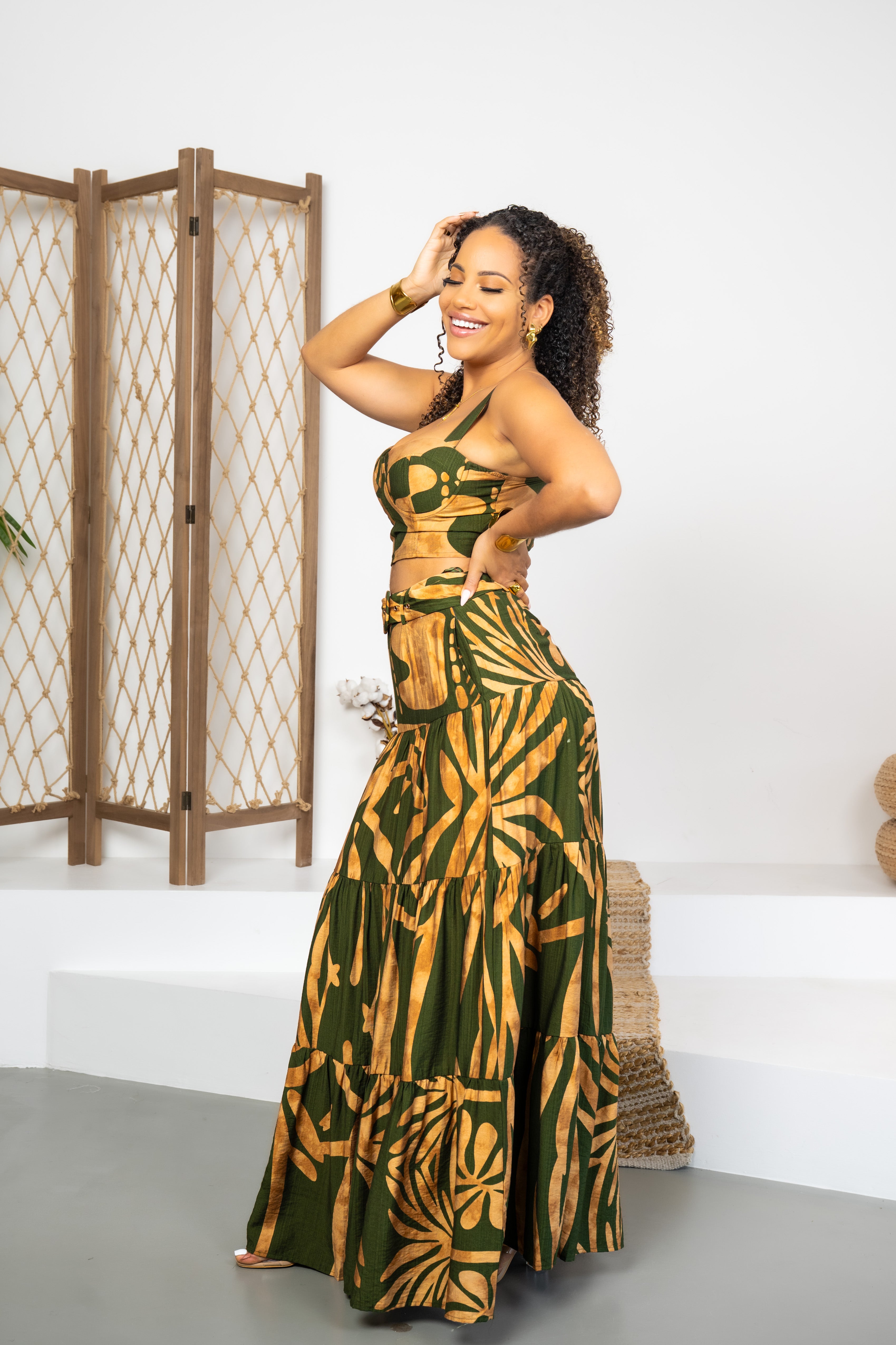 Solar Chic - Conjunto caqui