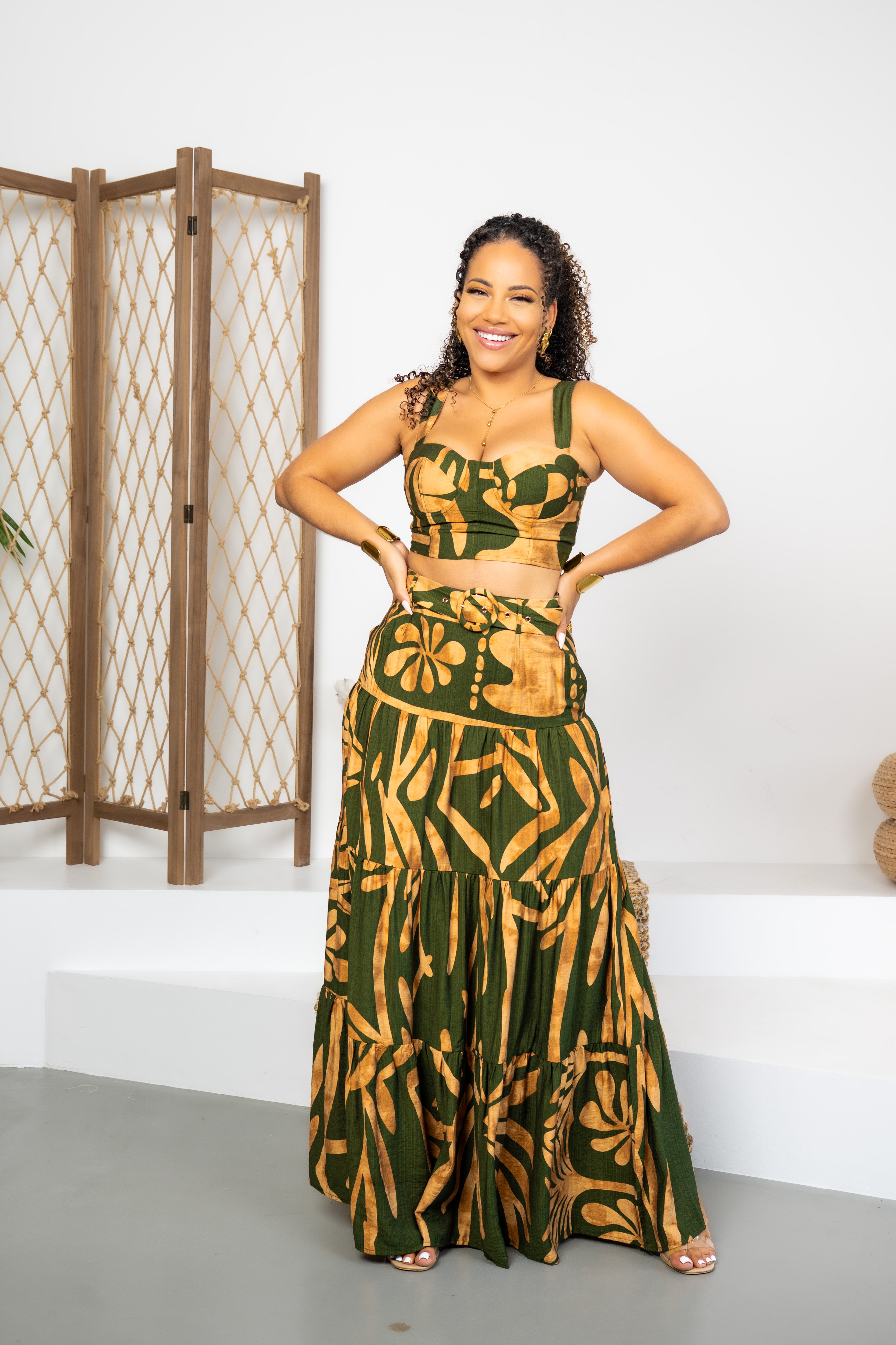 Solar Chic - Conjunto caqui