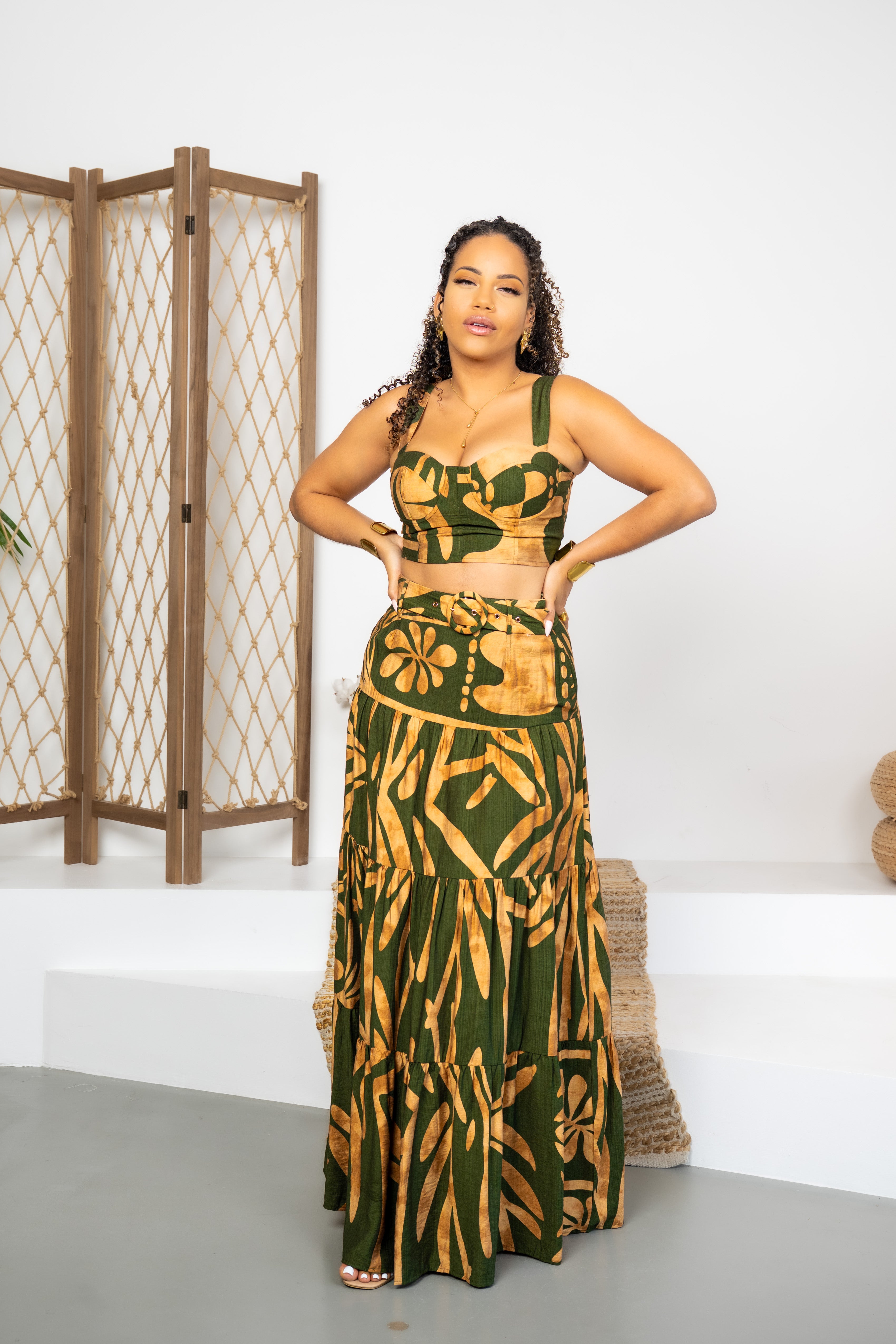 Solar Chic - Conjunto caqui