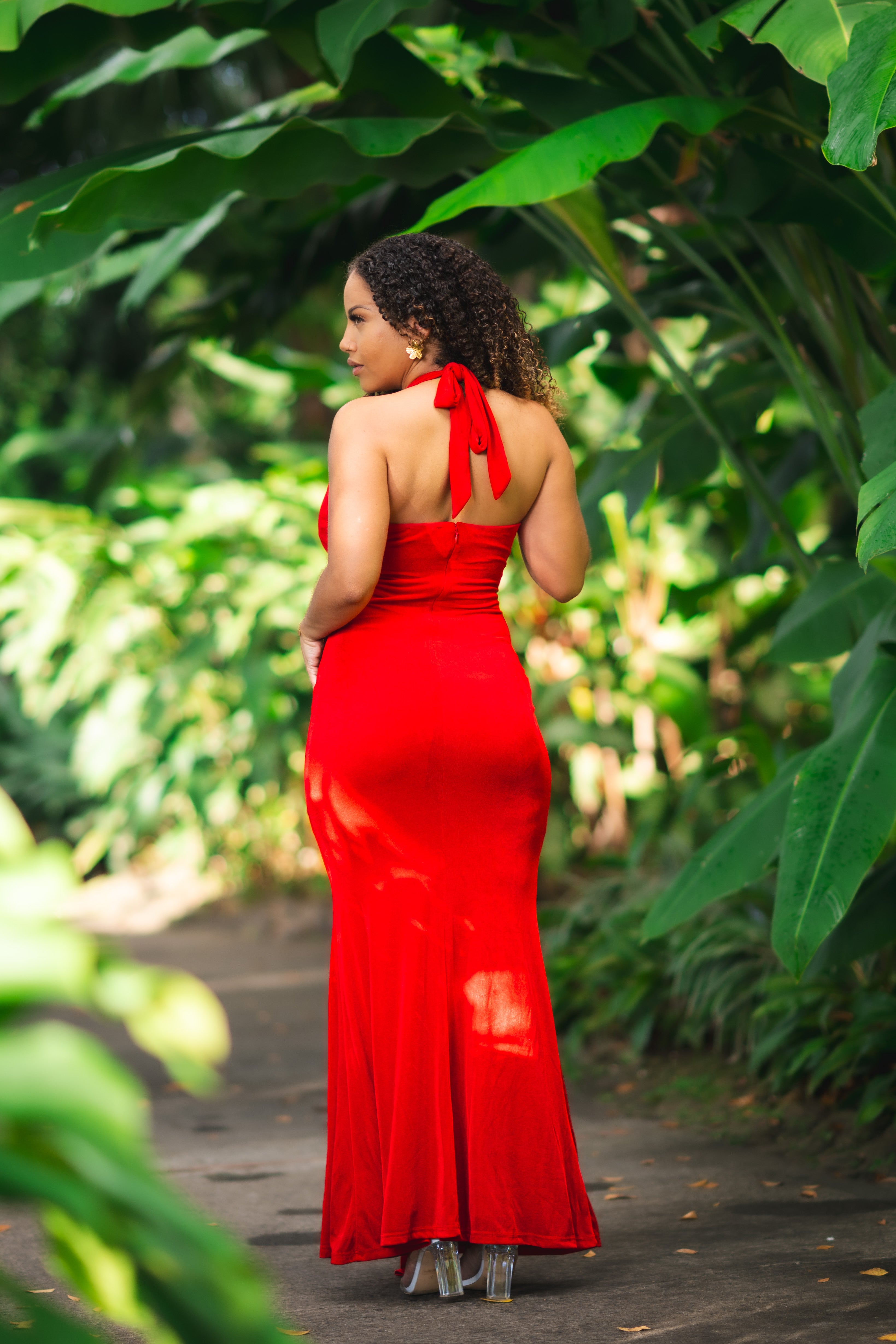 Red temptation - Robe longue rouge