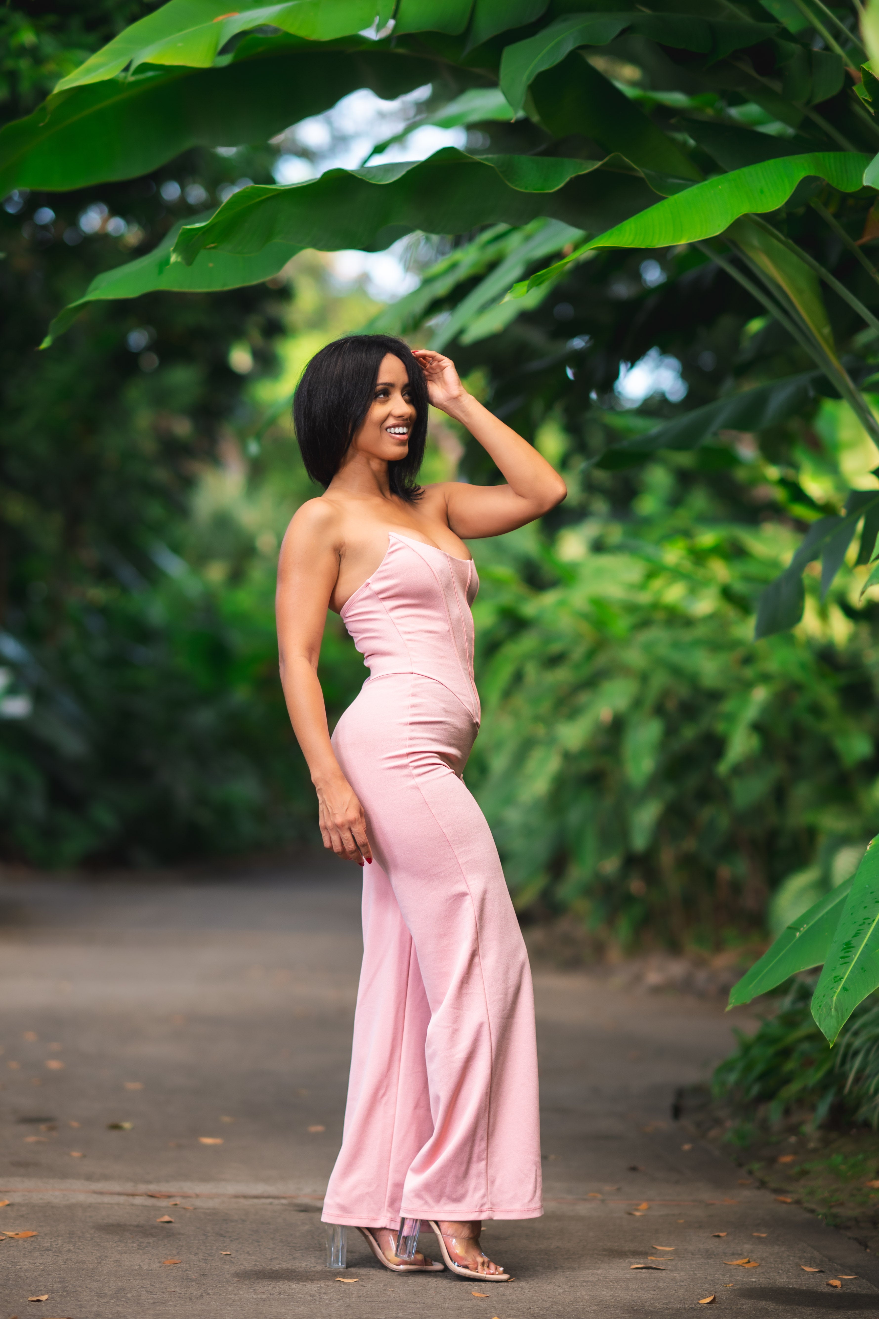 Soft Frame - Combinaison rose pastel