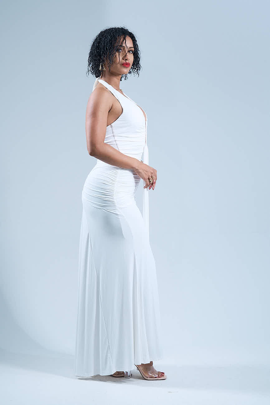 Blanco Chic - Robe longue Blanche