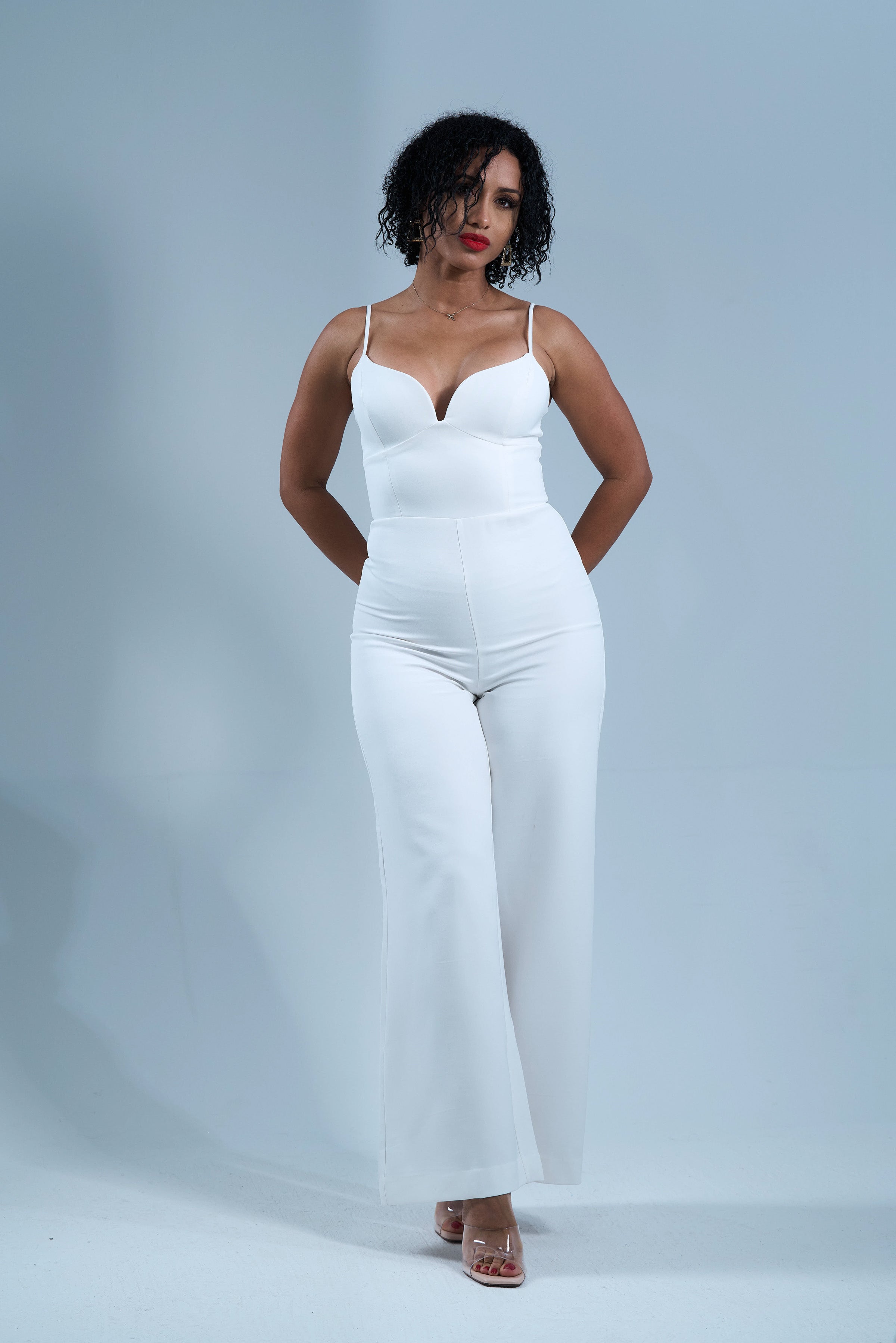 White Obsession - Combinaison pantalon blanche