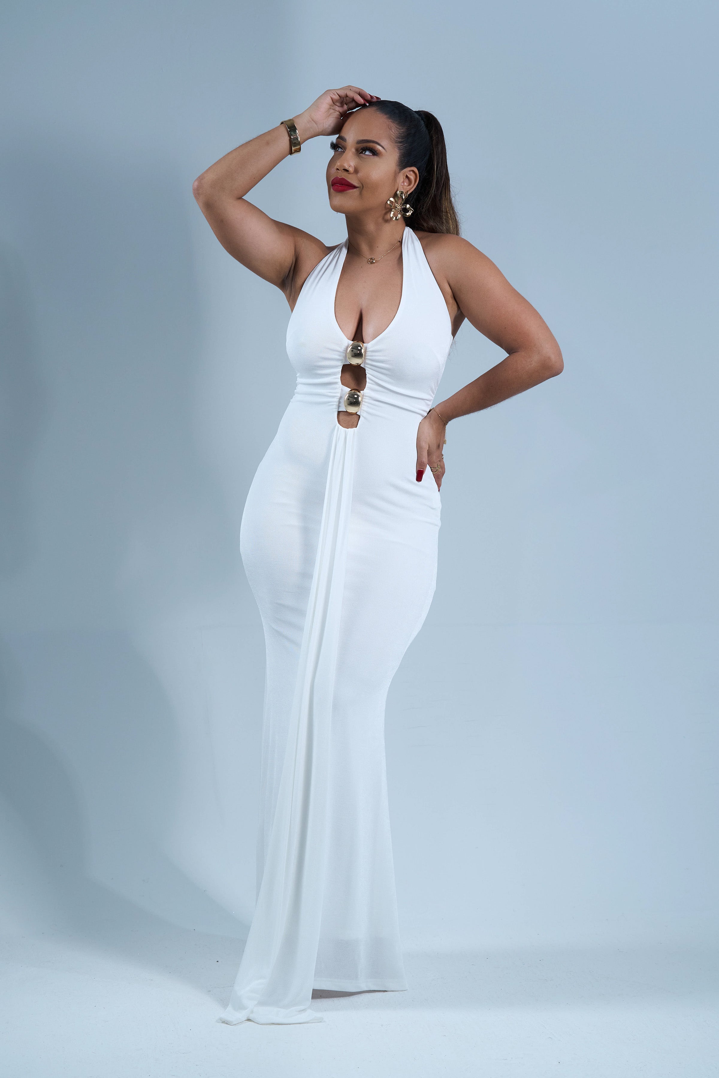 Nieve - Robe longue blanche
