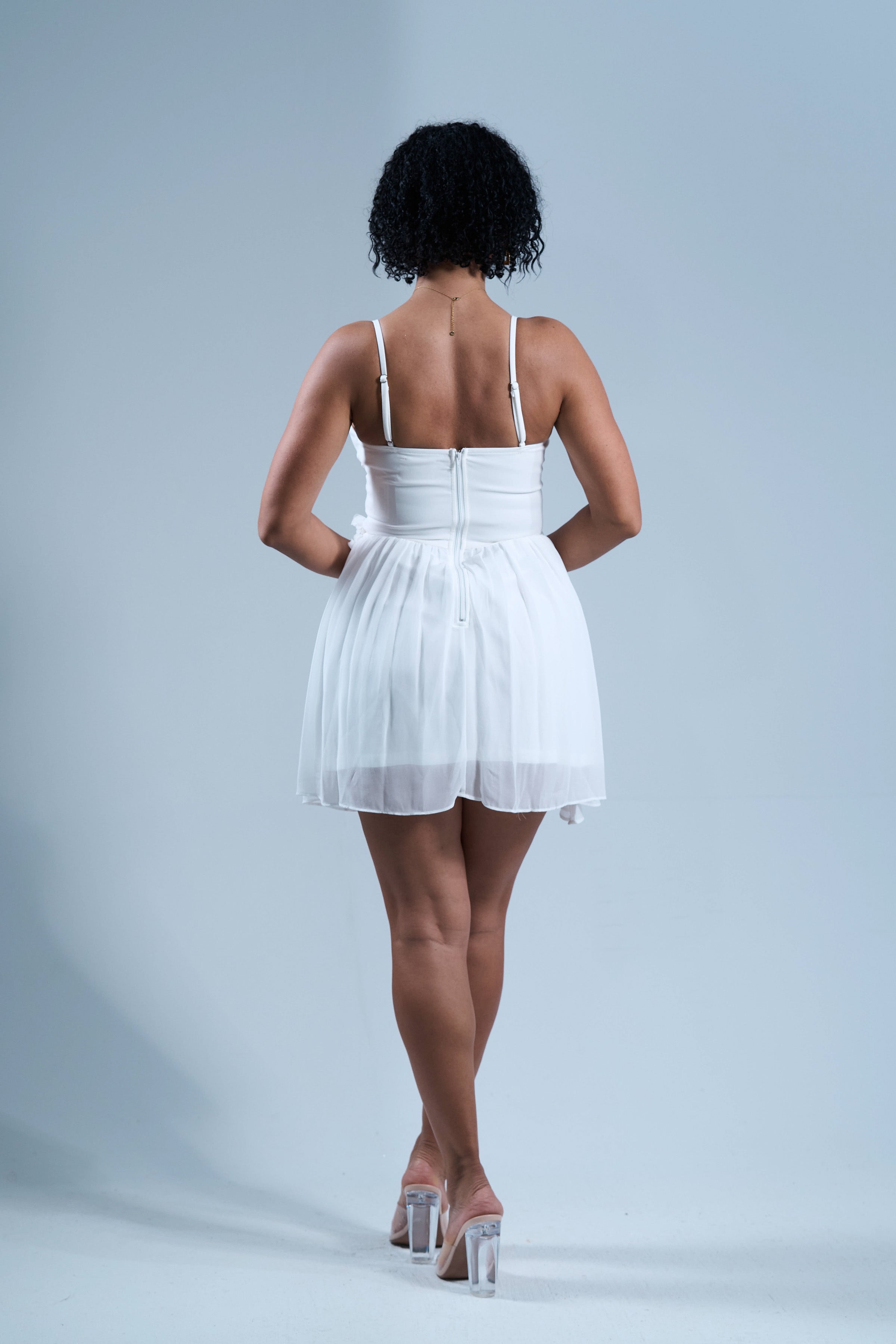 Luna Blanca - Mini robe à fleurs