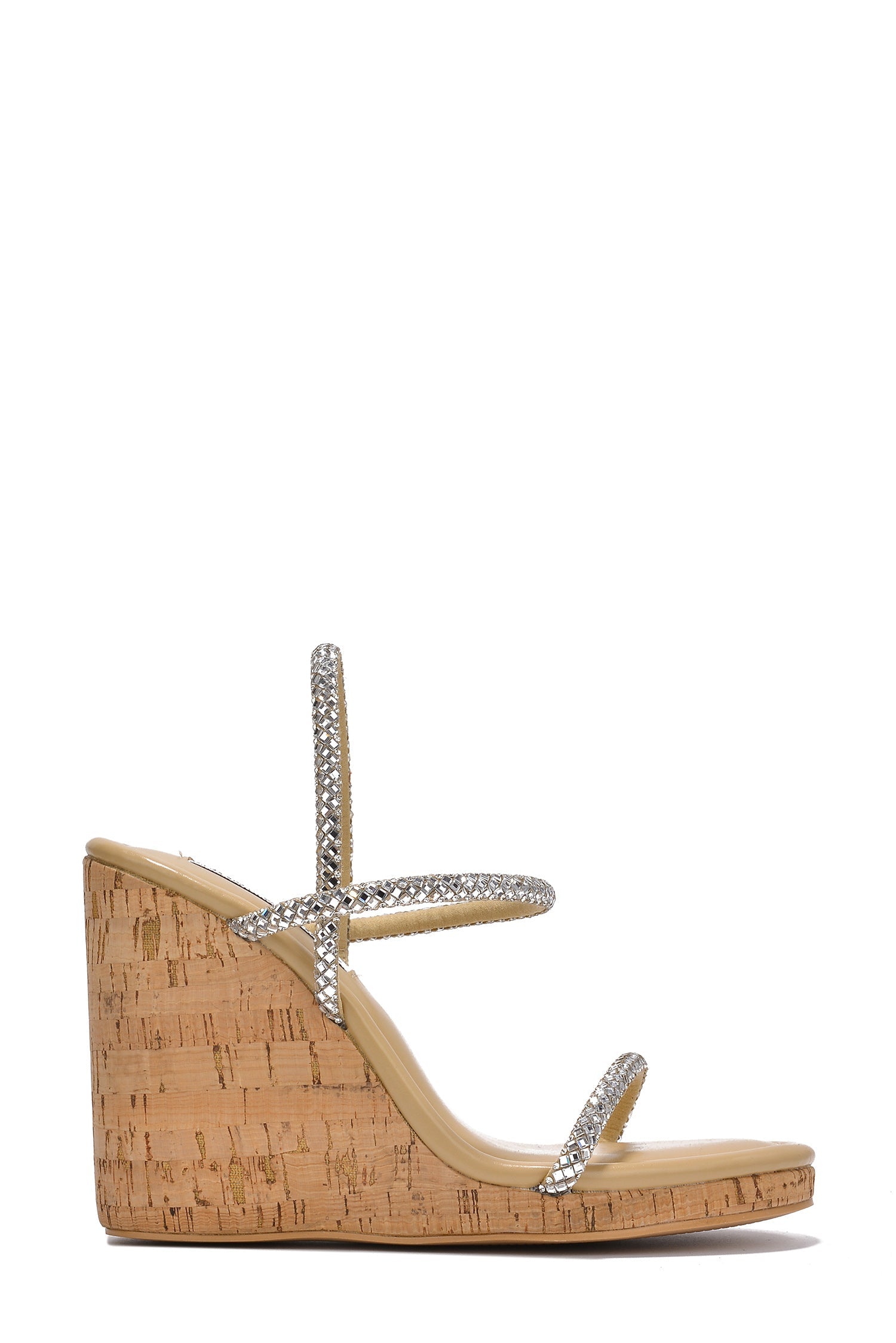 NORA - Compensées en liège à strass