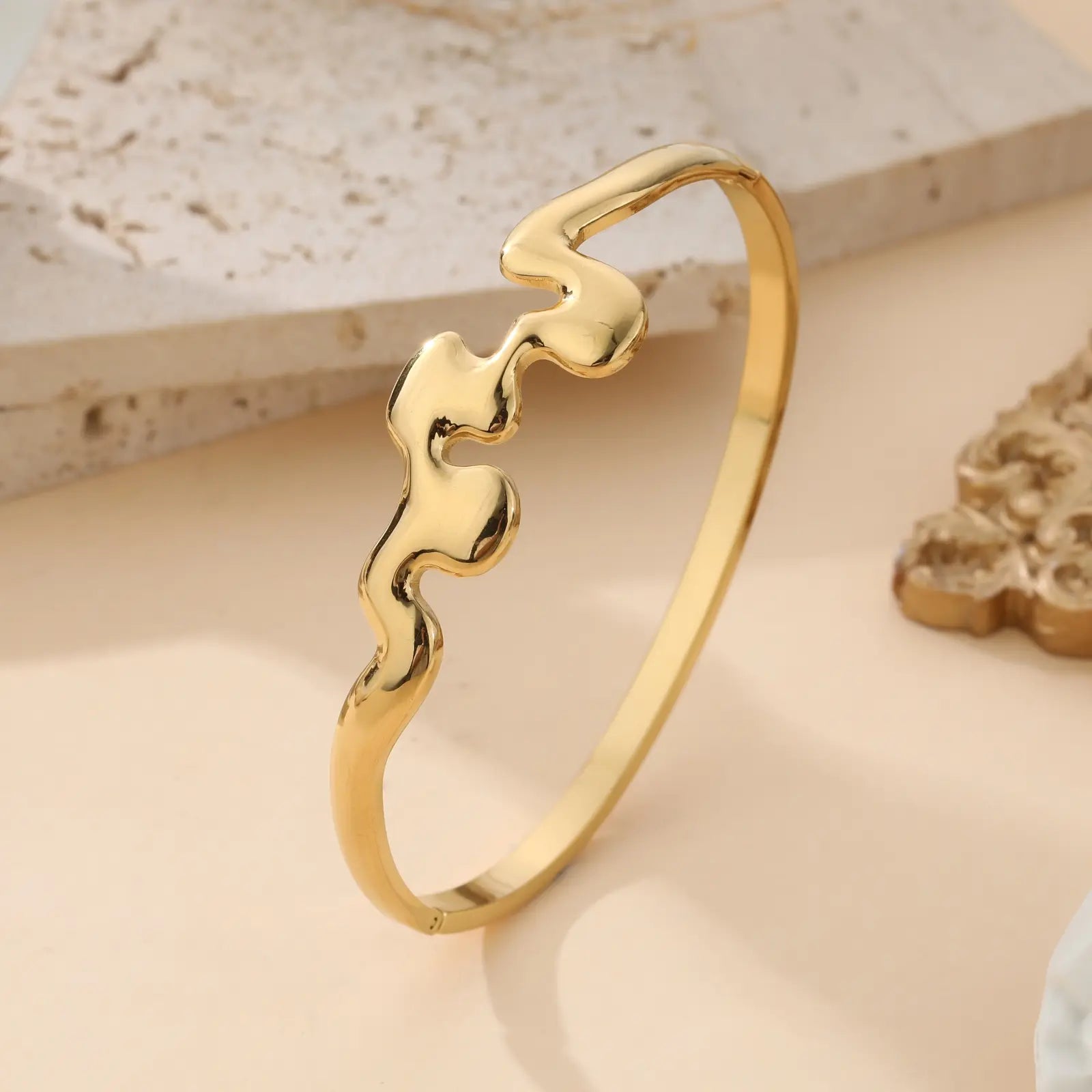 Calia - Jonc acier inoxydable