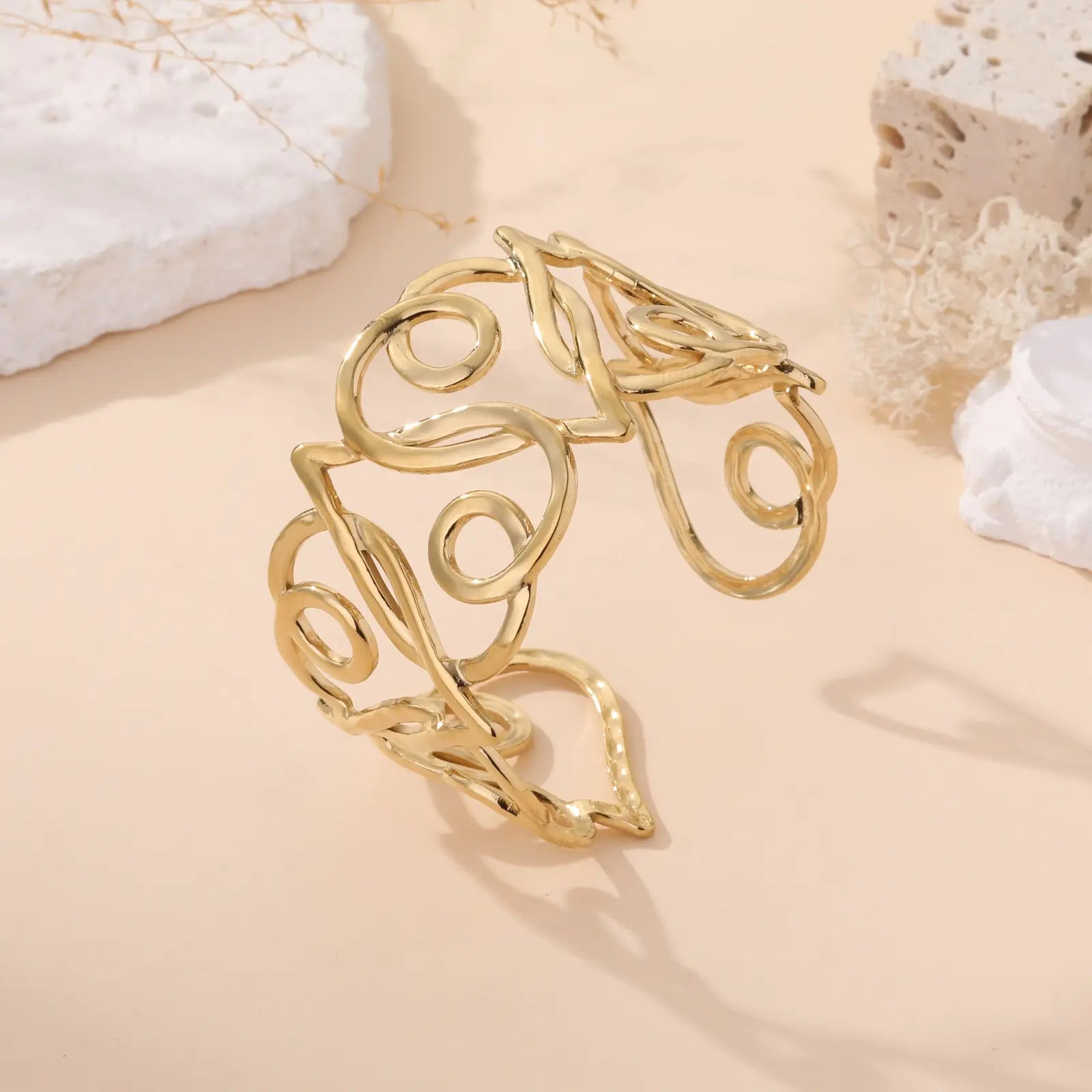 Hearts - Jonc acier inoxydable