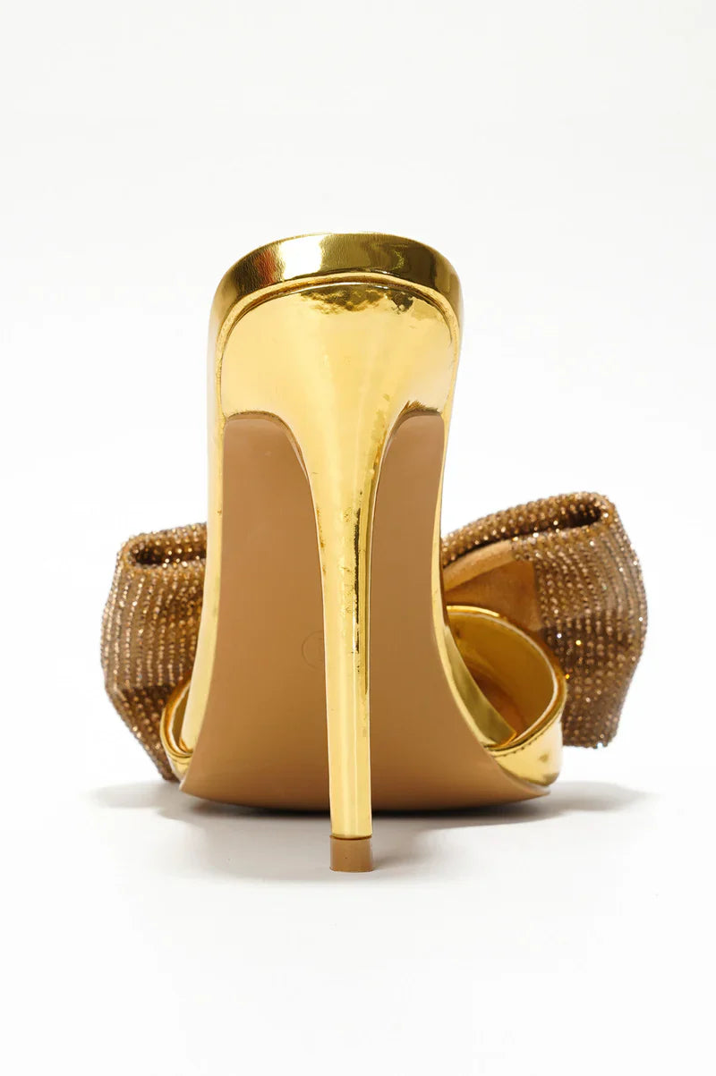 TACÓN DANIA - Dorado