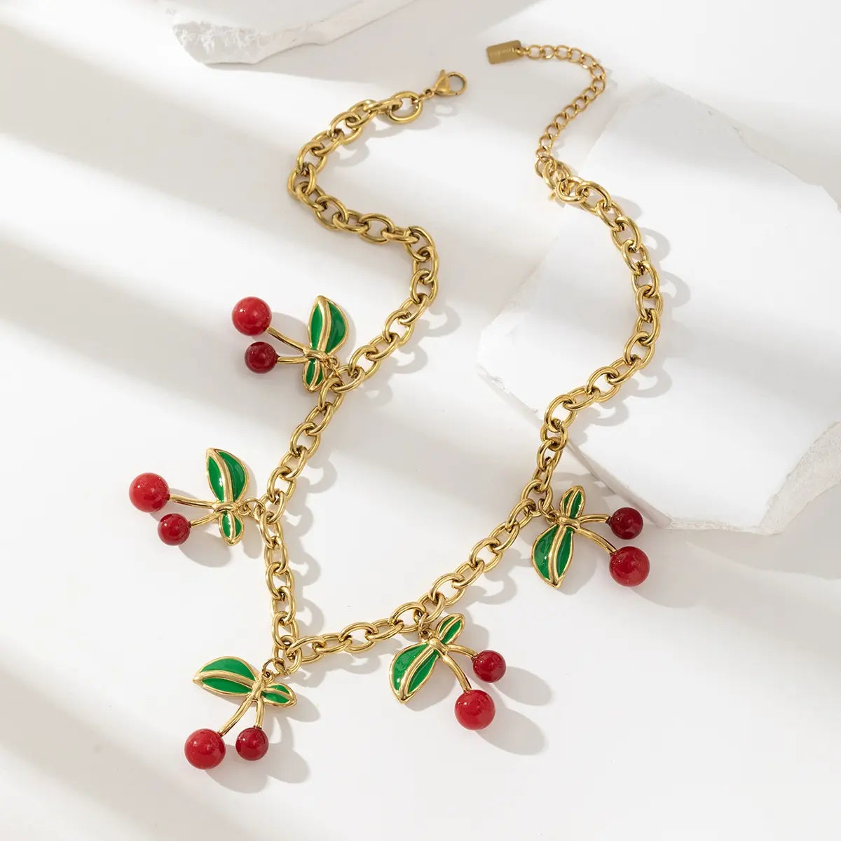 Cherry - Collier acier inoxydable