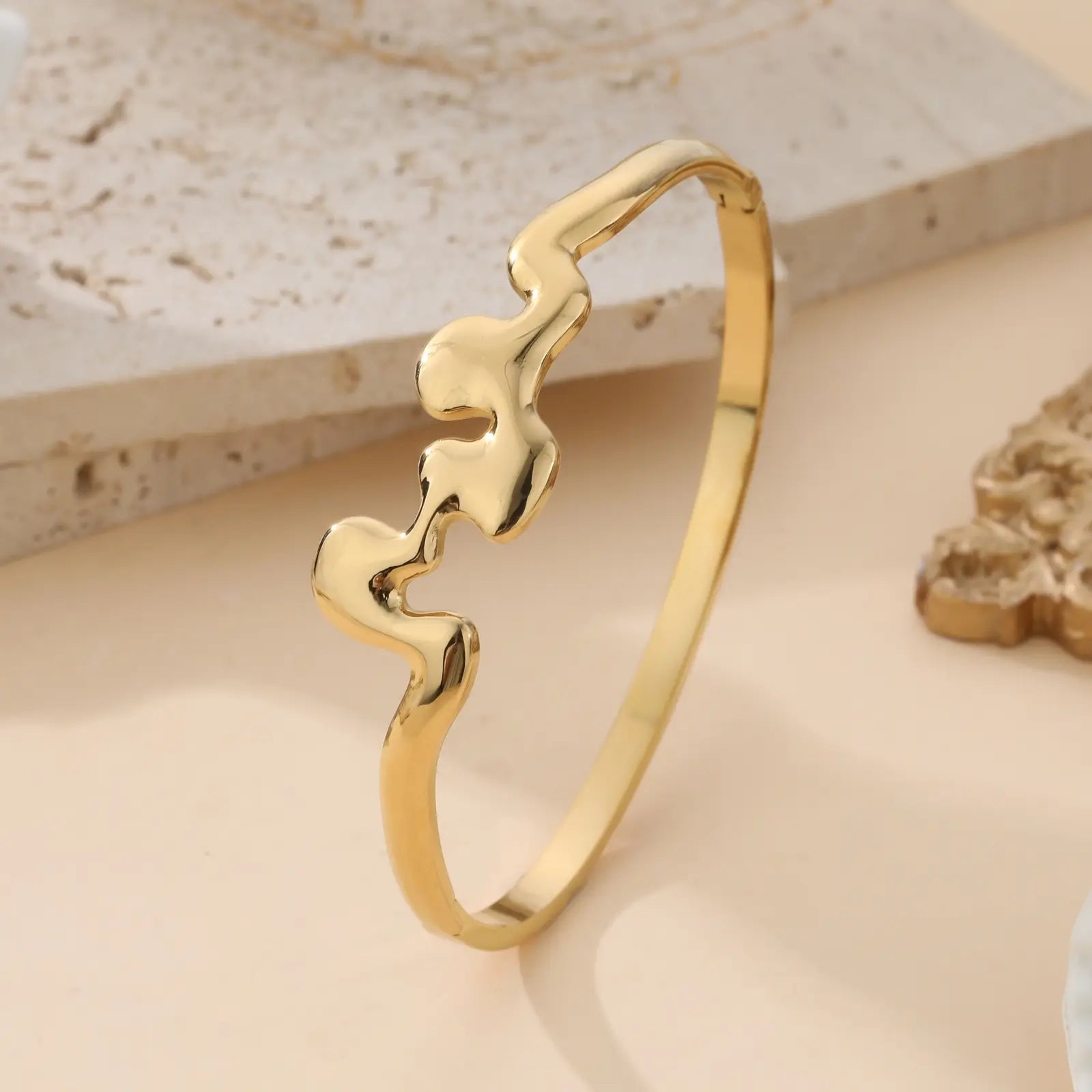 Calia - Jonc acier inoxydable