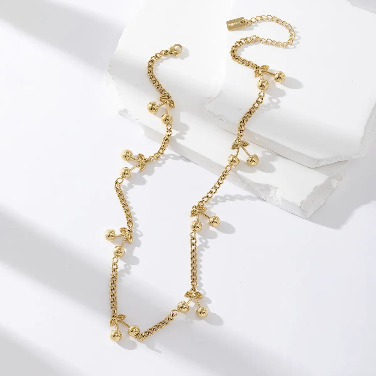 Cerezas - Collier acier inoxydable