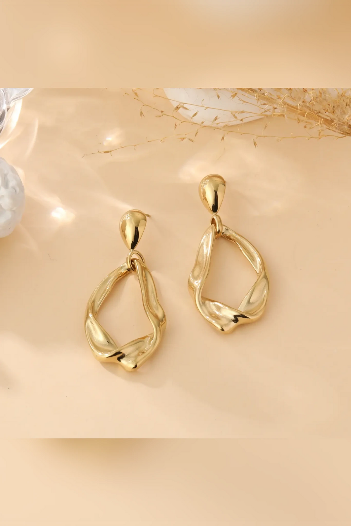 Silka - Boucles d'oreilles acier inoxydable