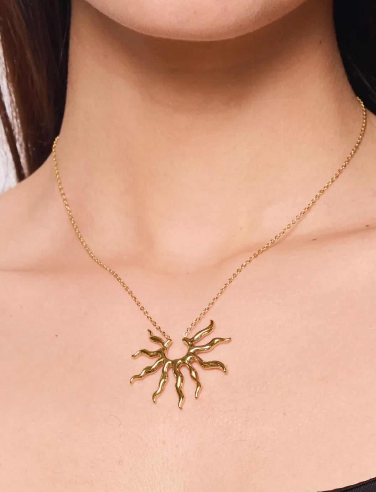 Horizonte - Collier soleil ondulé