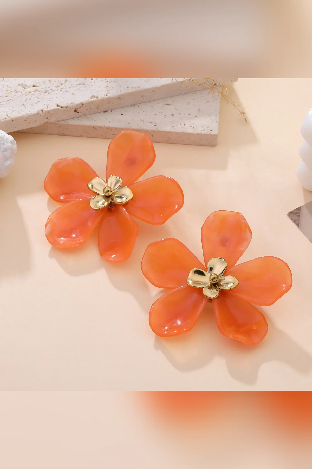 Flor Naranja - Maxi fleur orange