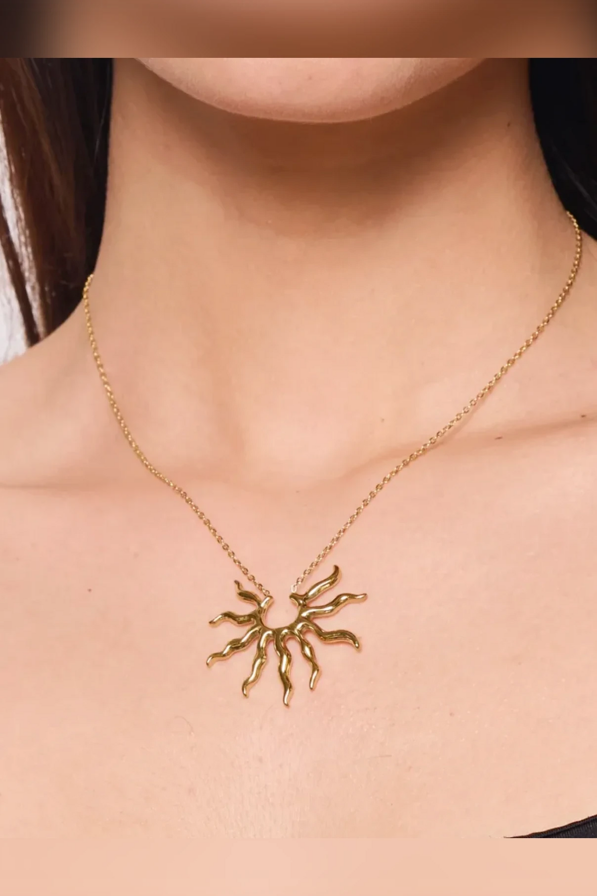 Horizonte - Collier soleil ondulé