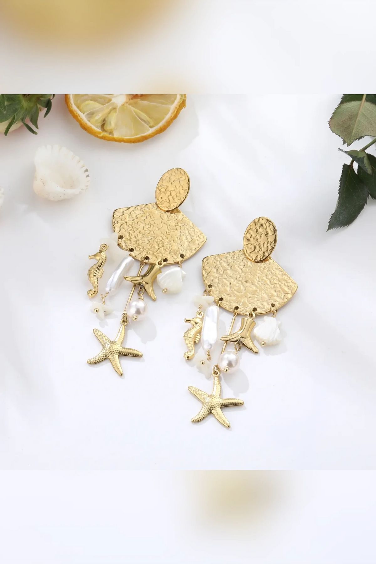 Sea - Boucles d'oreilles acier inoxydable