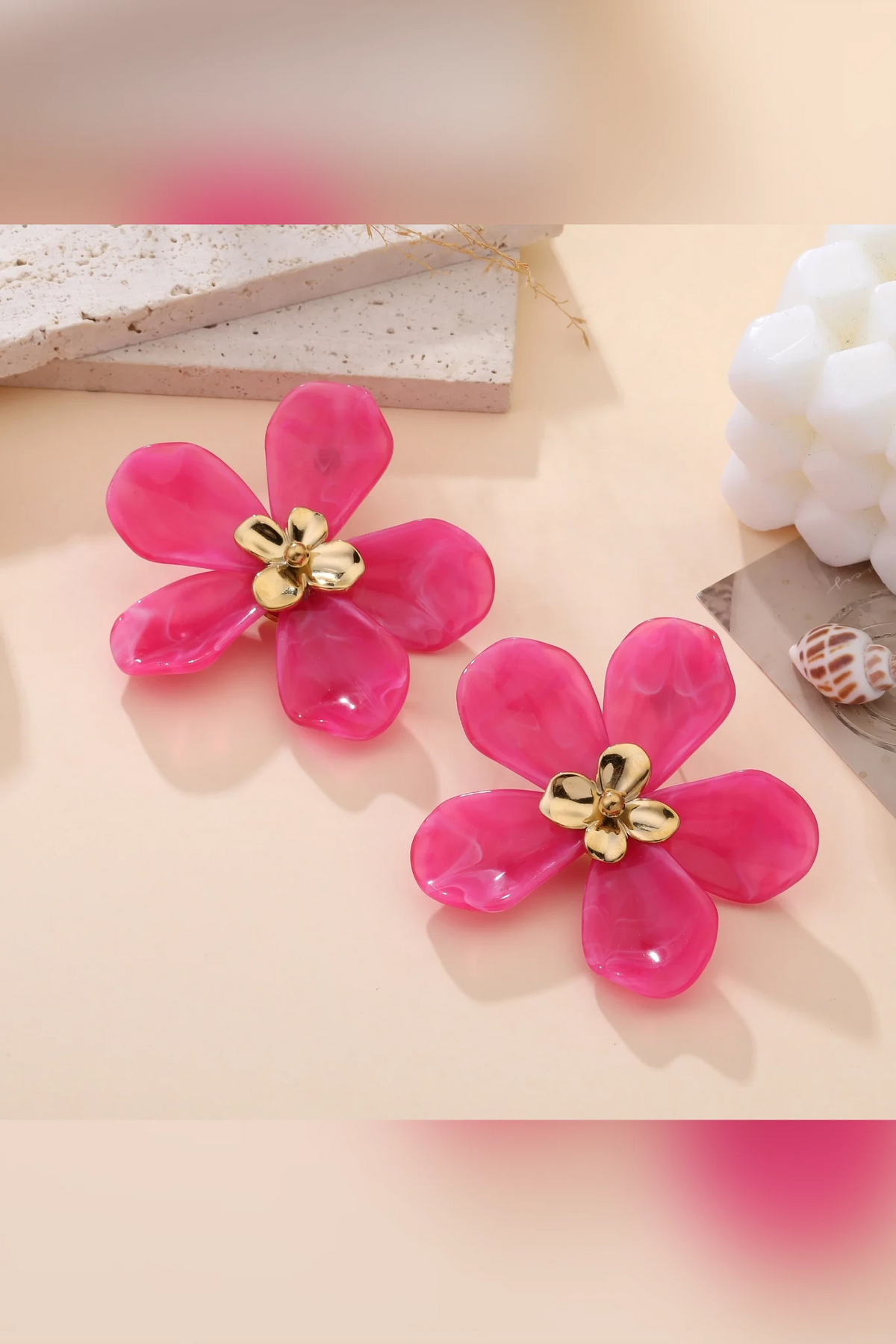 Flor Fucsia - Maxi fleur fuchsia