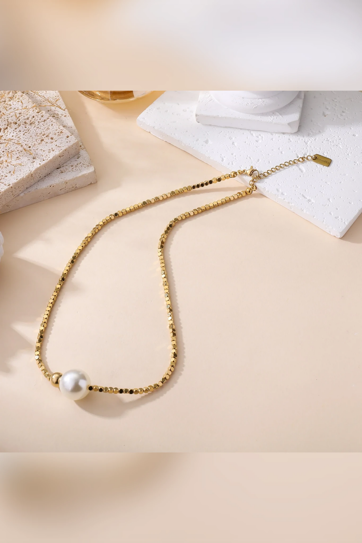 Perla Musa - Collier chaîne à perle