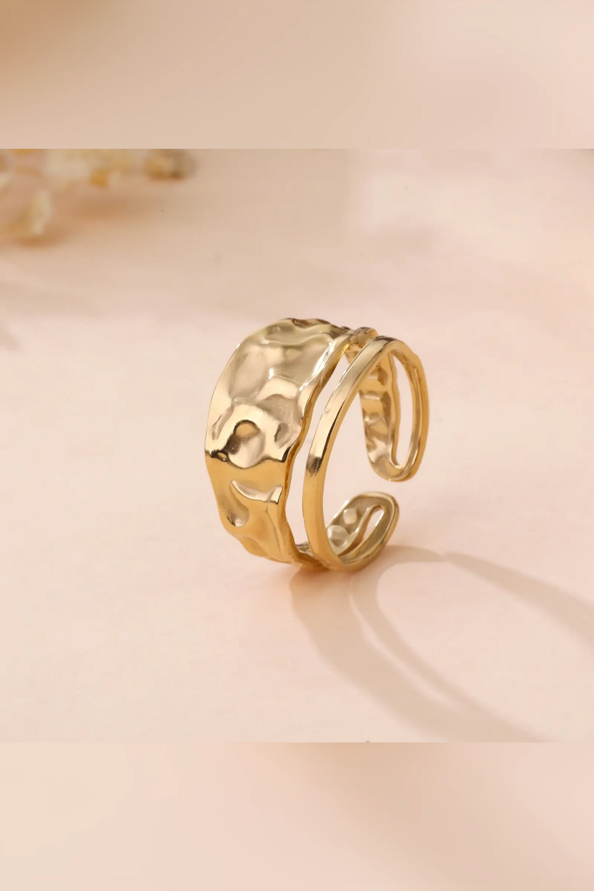 Orelia - Bague acier inoxydable